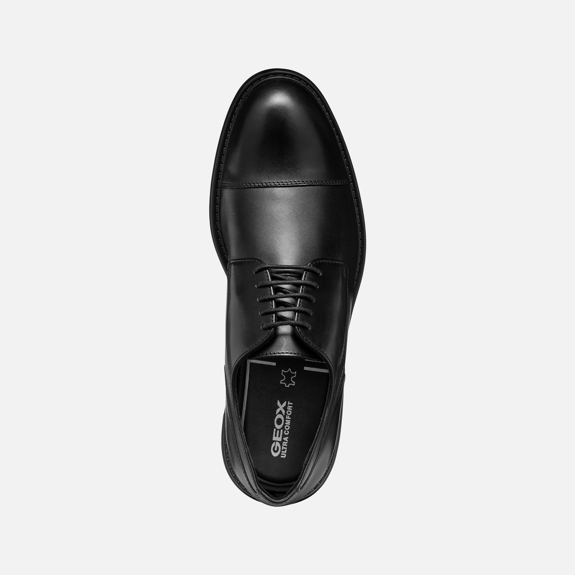 Black Men's Formal Shoes Geox Walk Pleasure - Men