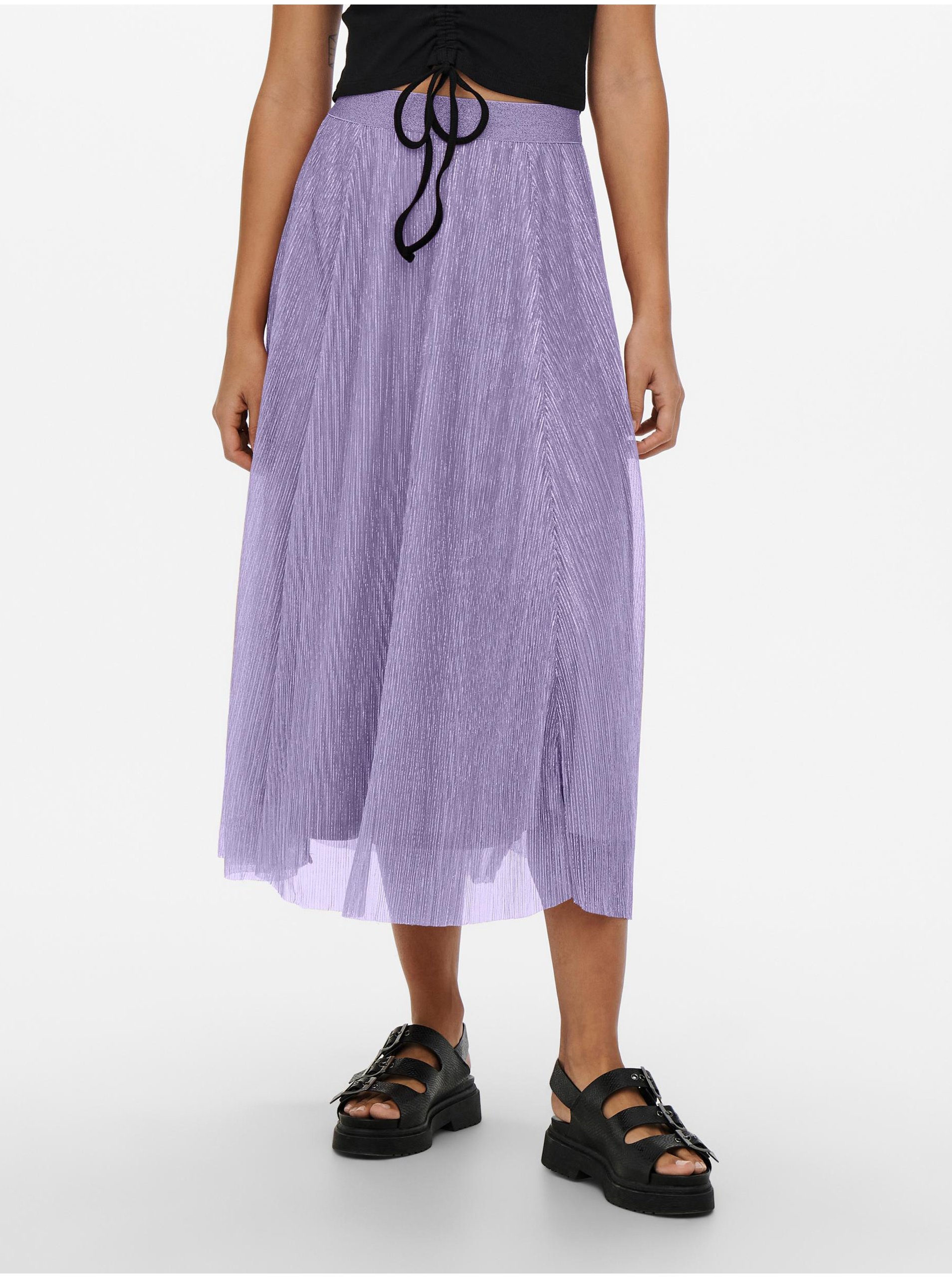 Purple Ladies Midi Skirt ONLY Tinga - Ladies