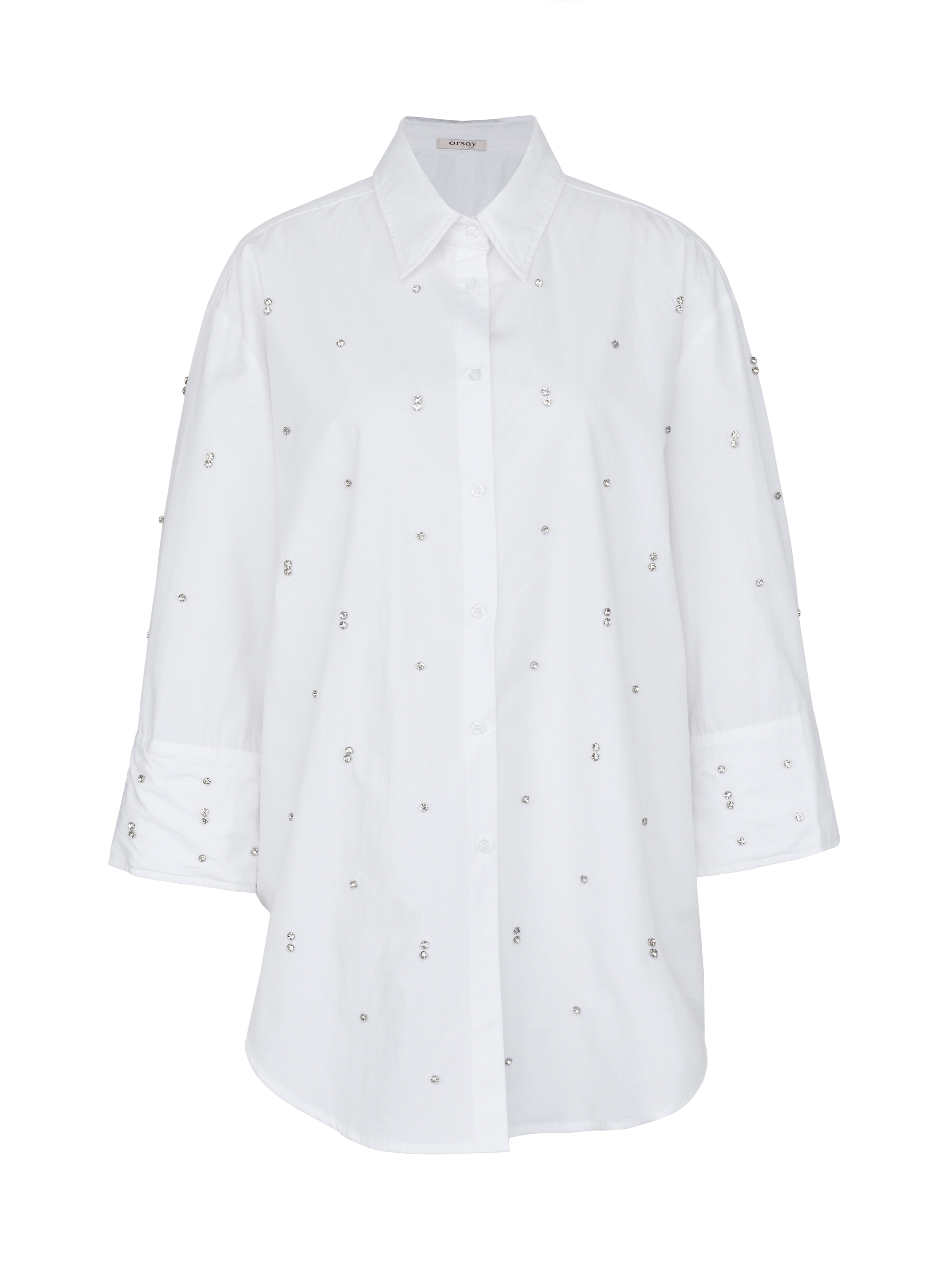 White women's shirt with stones ORSAY - Women's