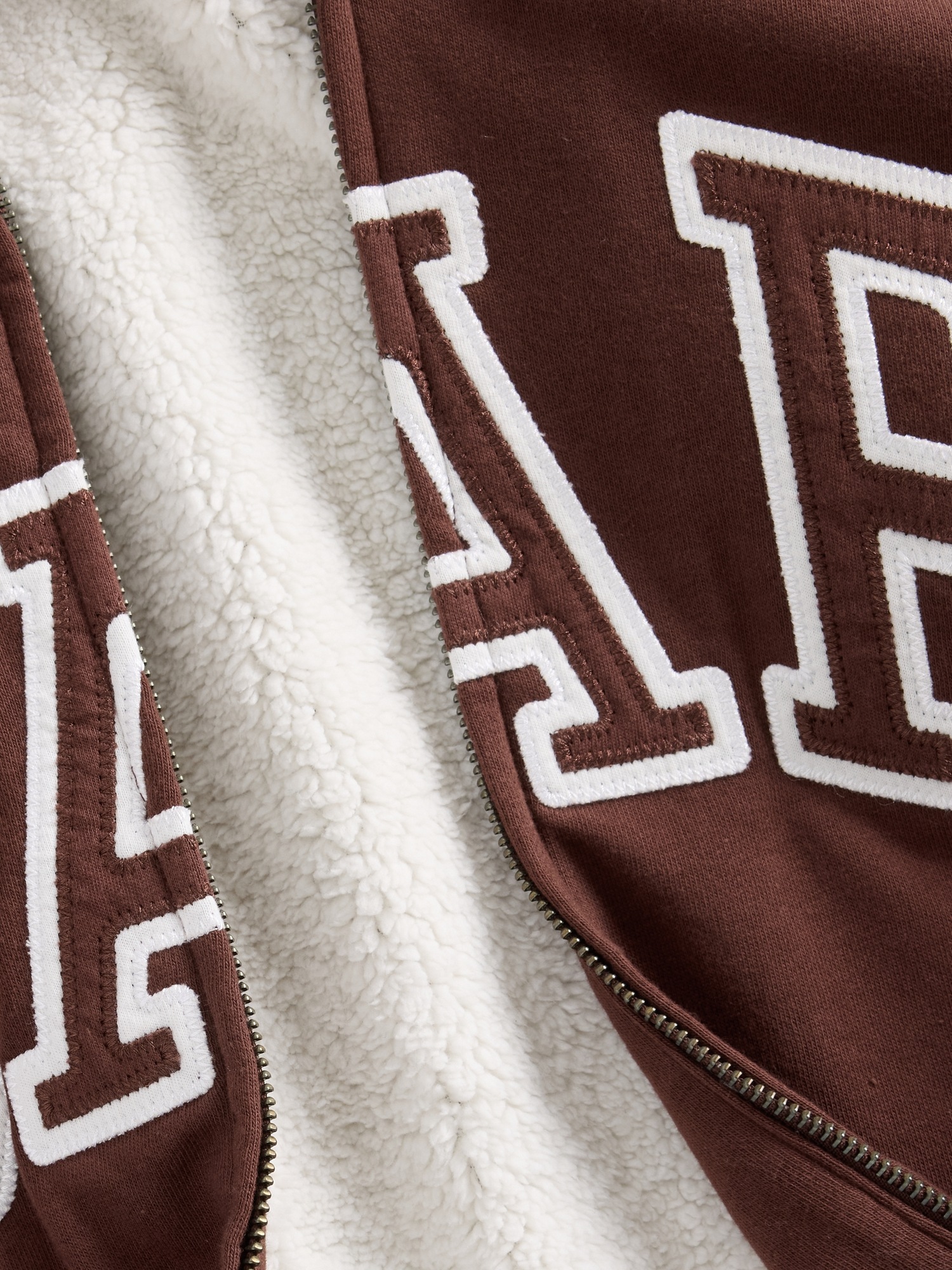 GAP Insulated Sweatshirt Logo Sherpa - Women's