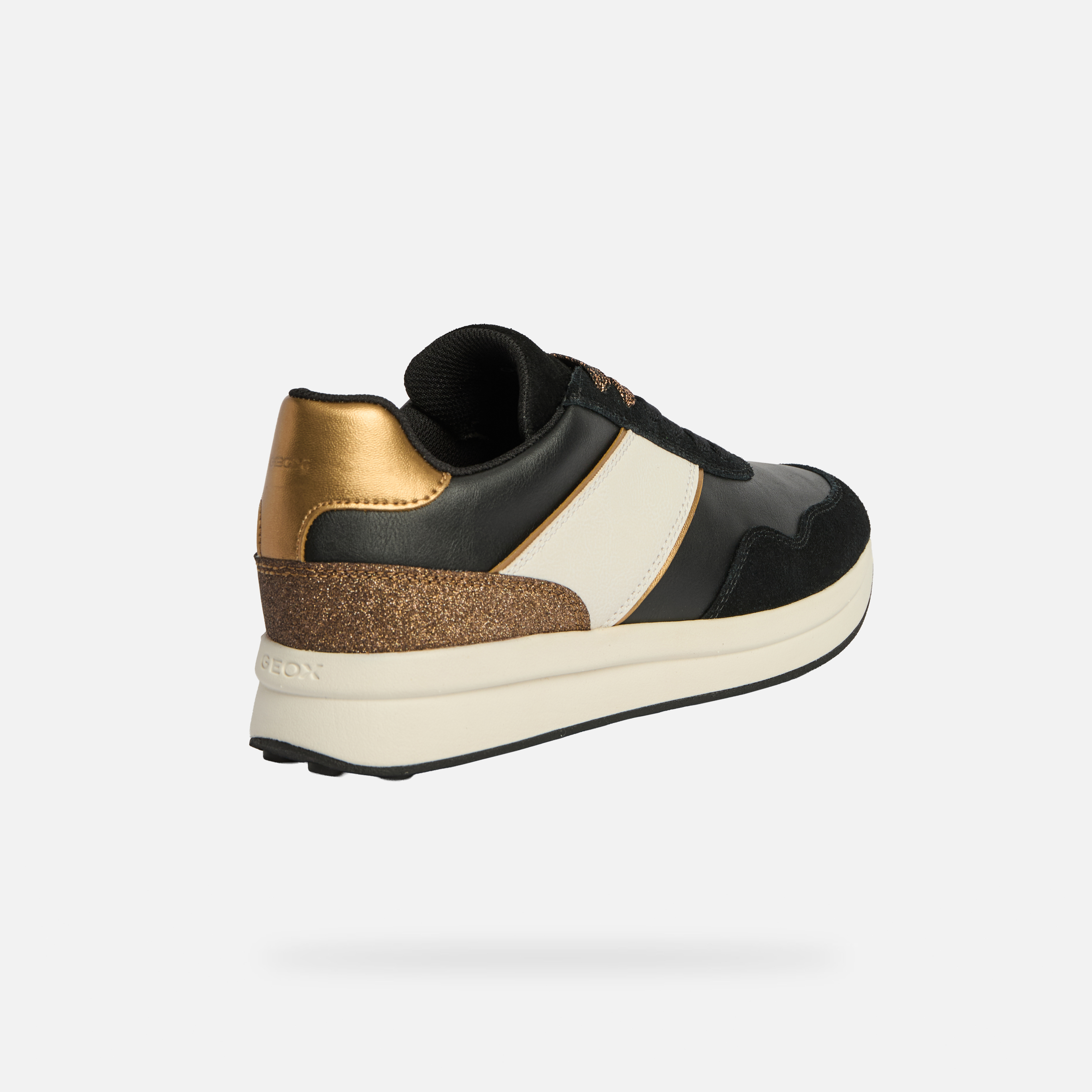 Black women's sneakers Geox Runntix - Women's