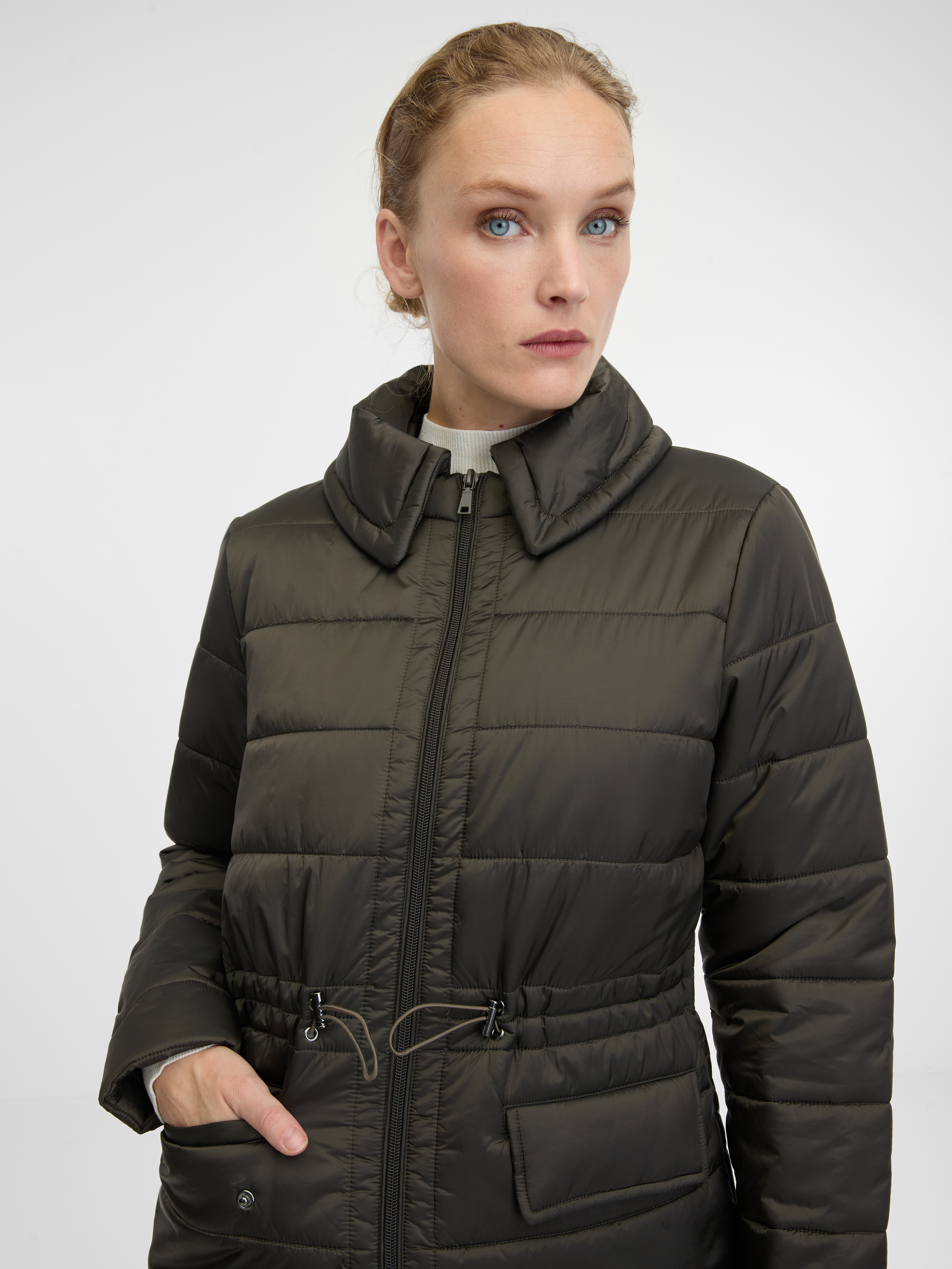 Khaki women's winter jacket ORSAY - Women's