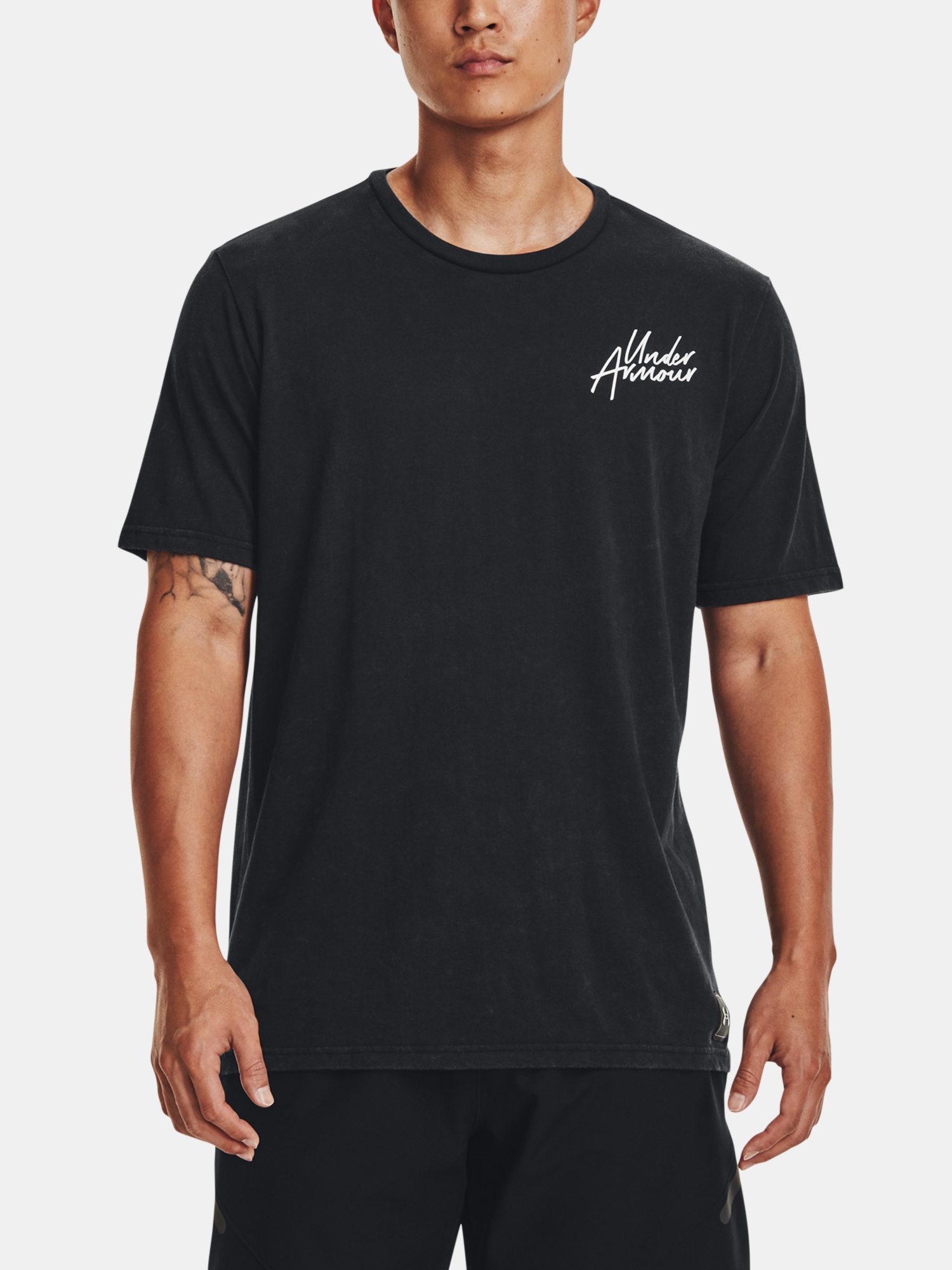 Under Armour T-Shirt UA Snow Wash Tee-BLK - Men