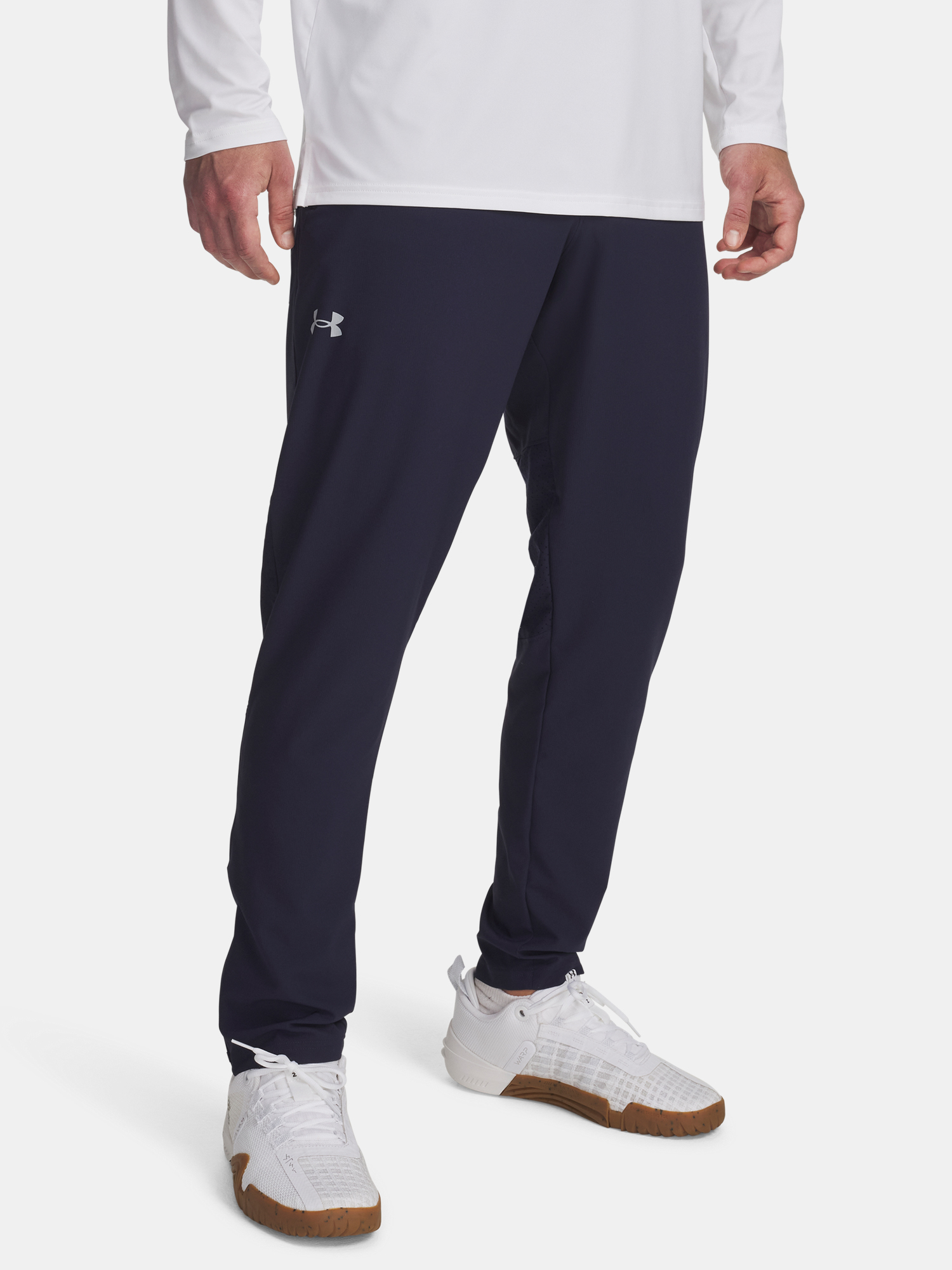 Men&#039;s Under Armour Vanish Woven Tapered Pants-BLU - Mens