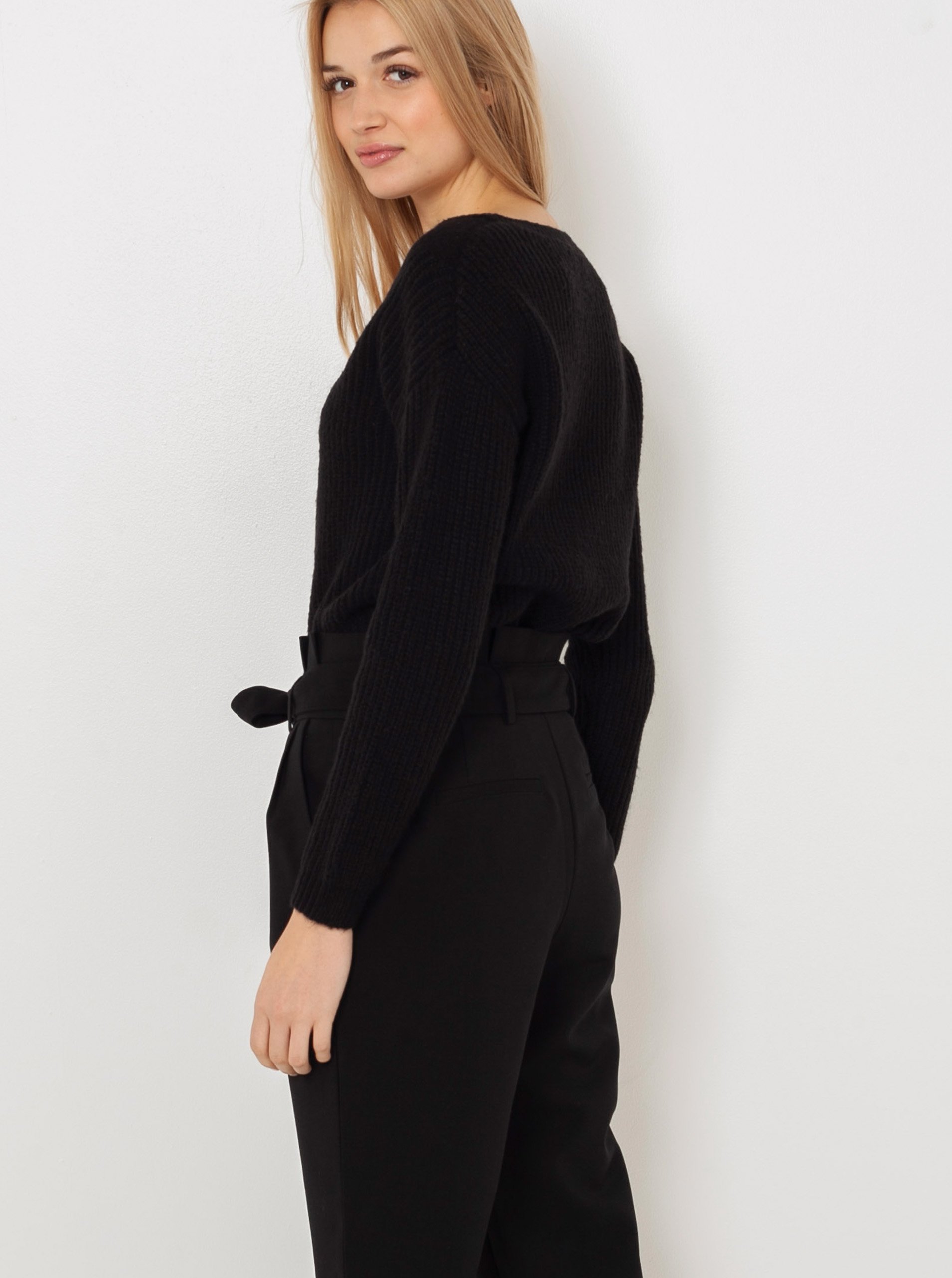 Pulover negru CAMAIEU - Femei