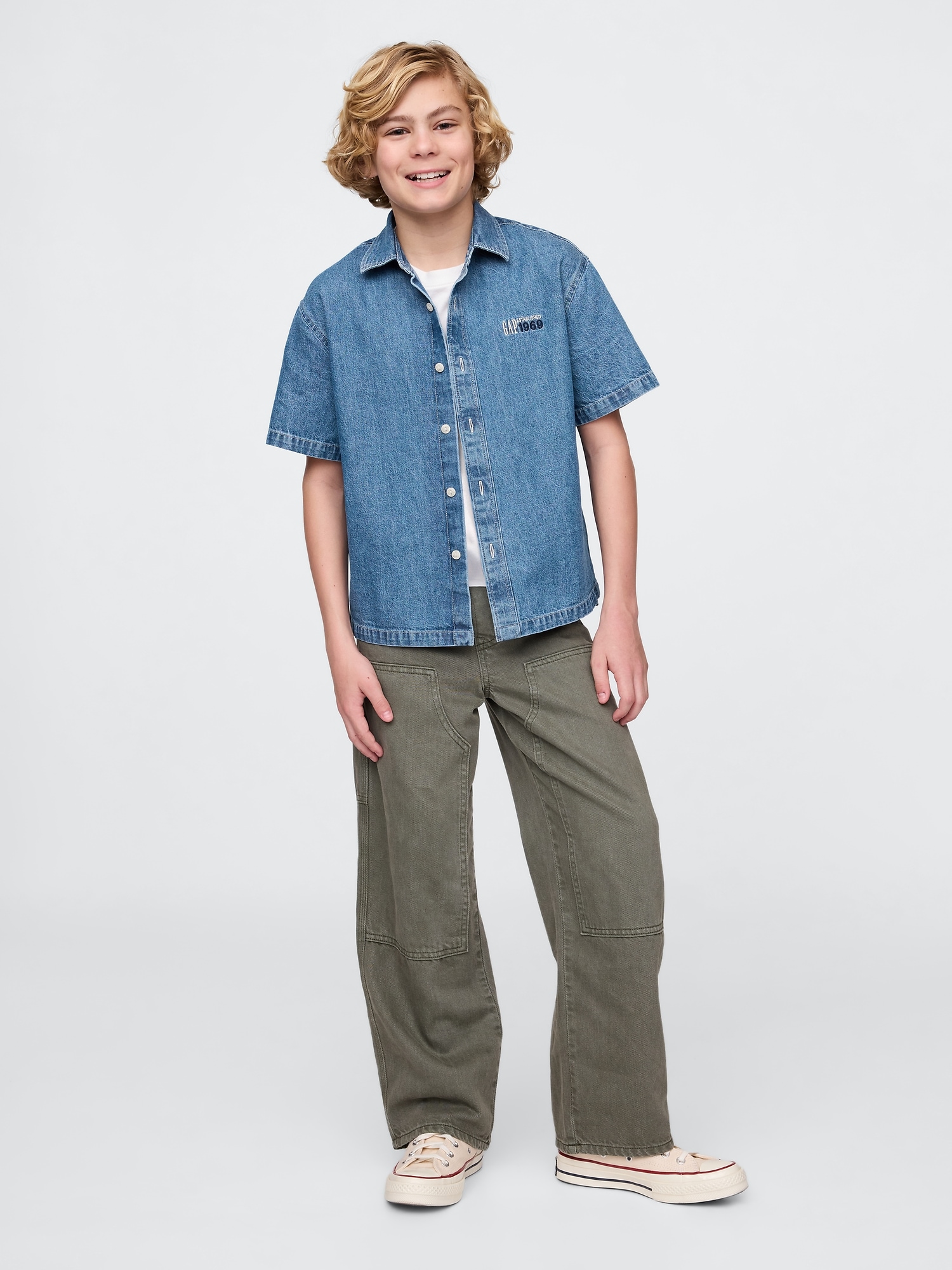 GAP Children&#039;s denim shirt Americana - Boys