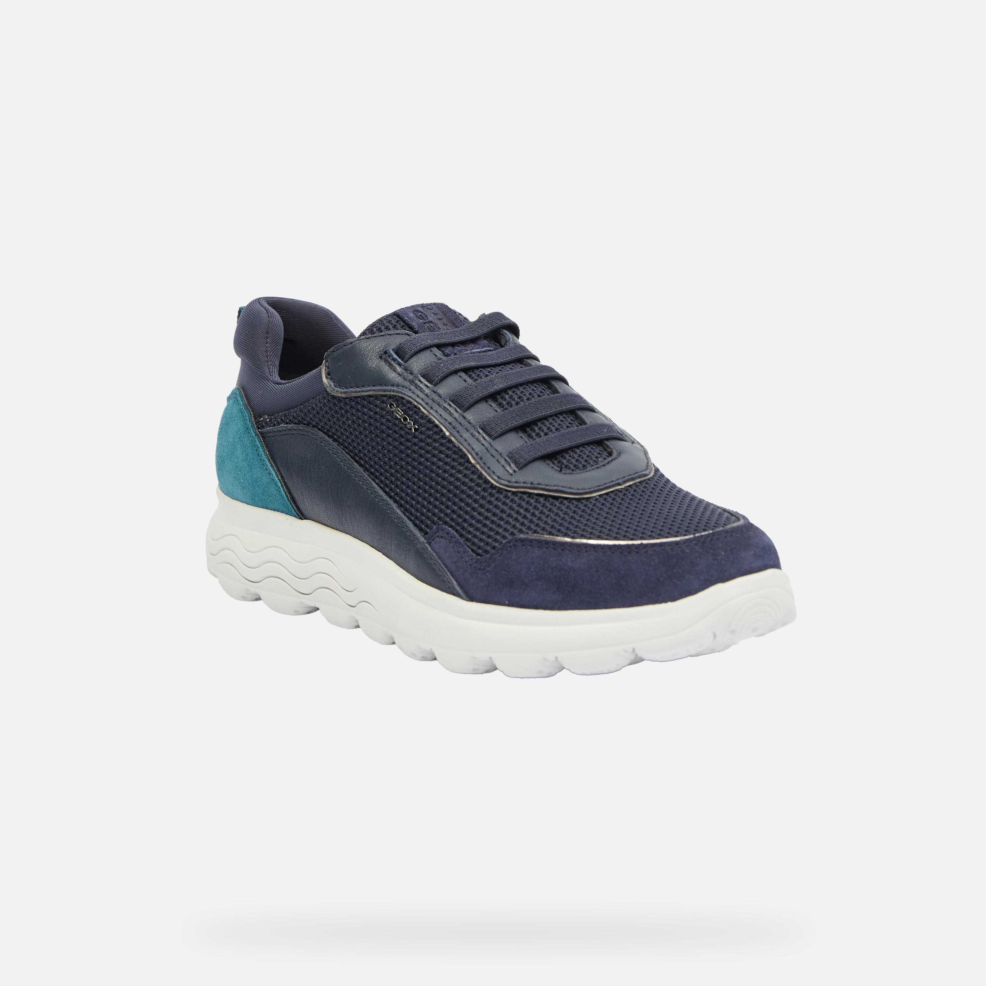 Dark blue women's sneakers Geox Spherica - Women's