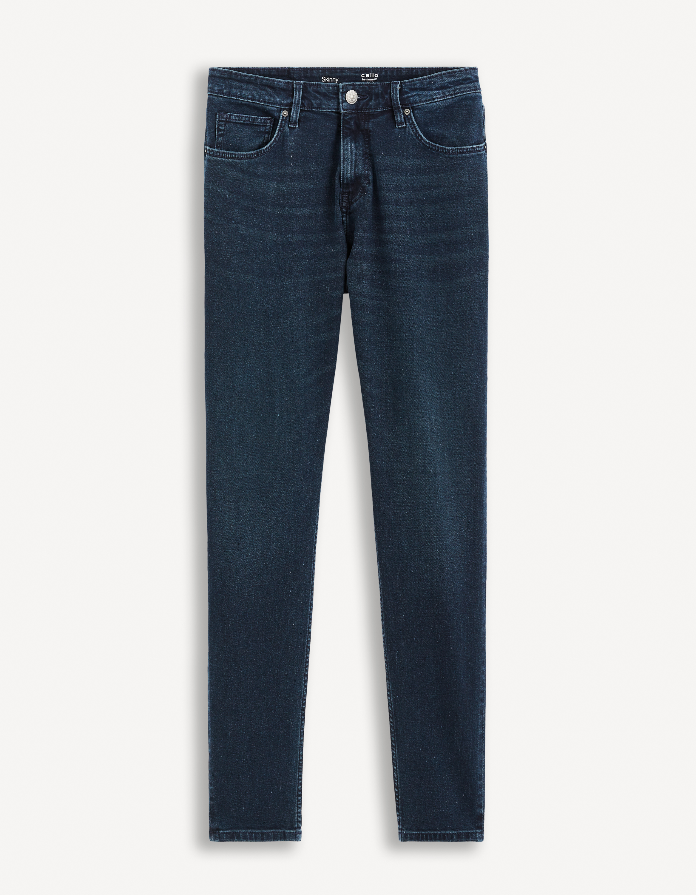 Skinny fit pentru barbati Celio - albastru inchis