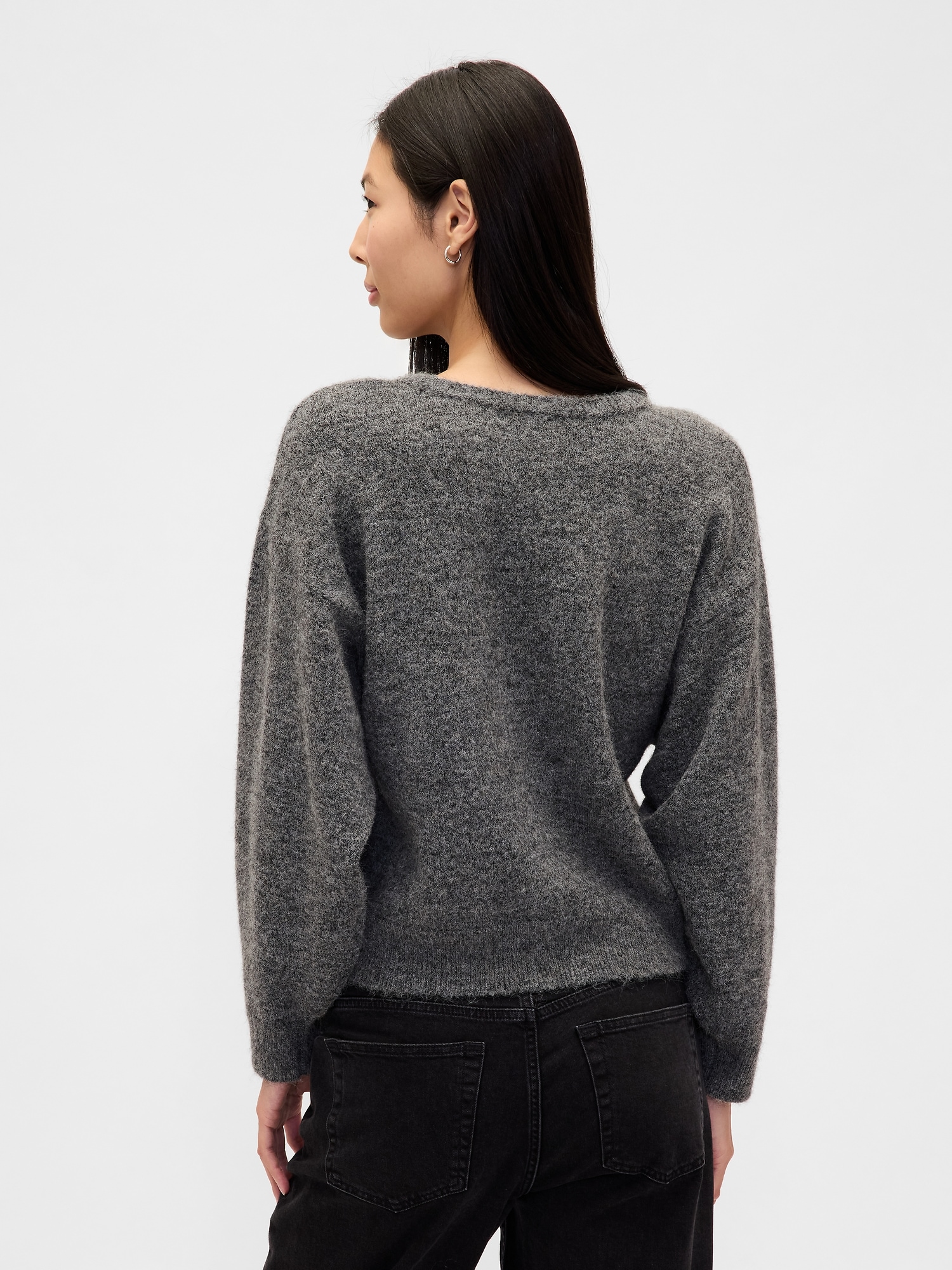 GAP Crop Sweater with Wool - Ladies