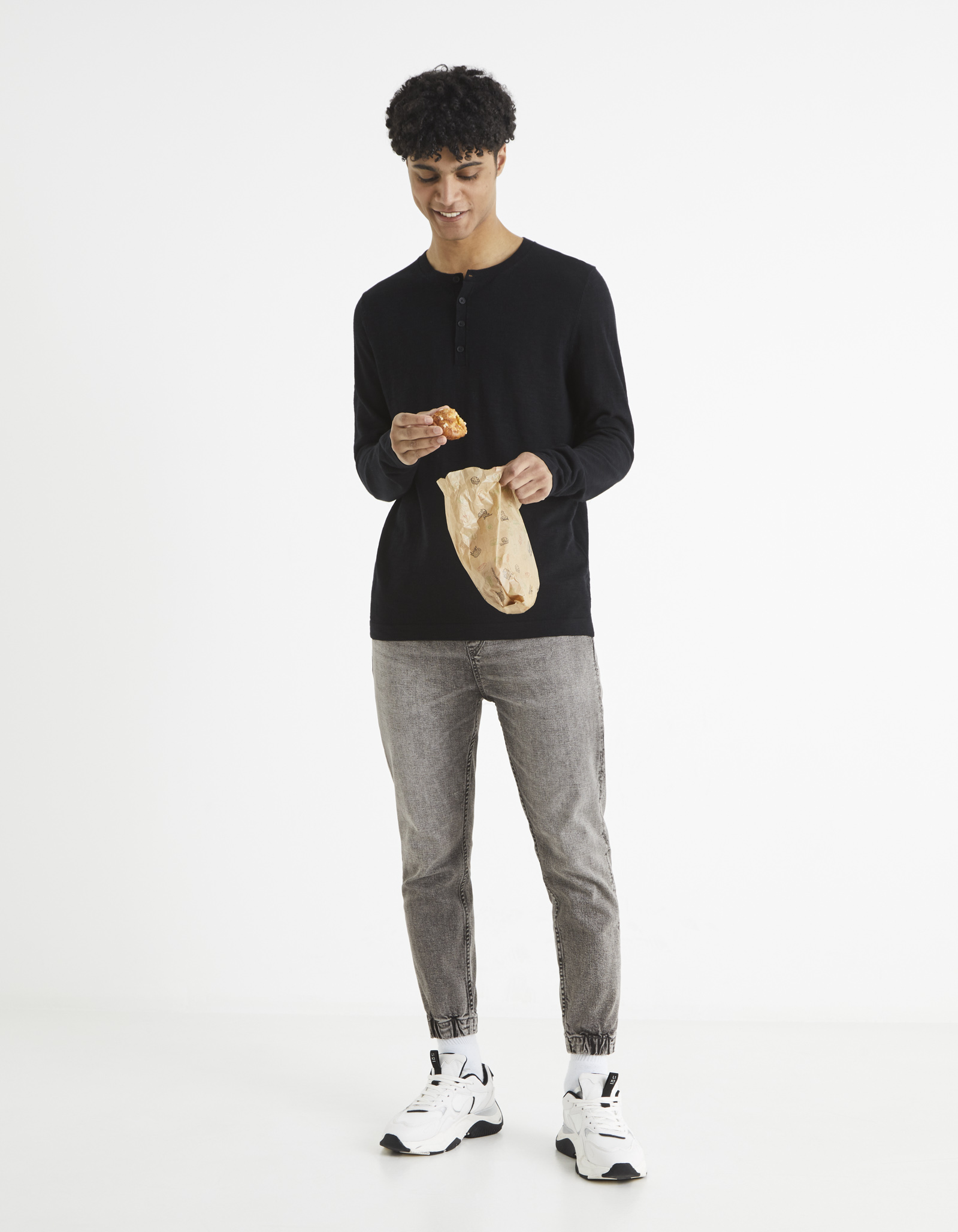 Bluze pentru barbati Celio - negru