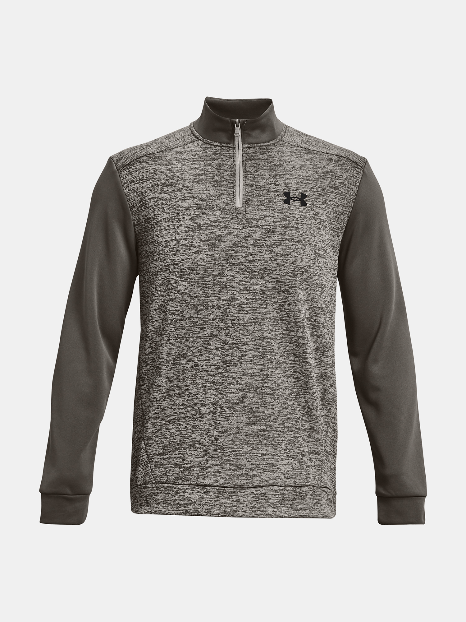 Under Armour Sweatshirt UA Armour Fleece Twist QZ-GRY - Mens