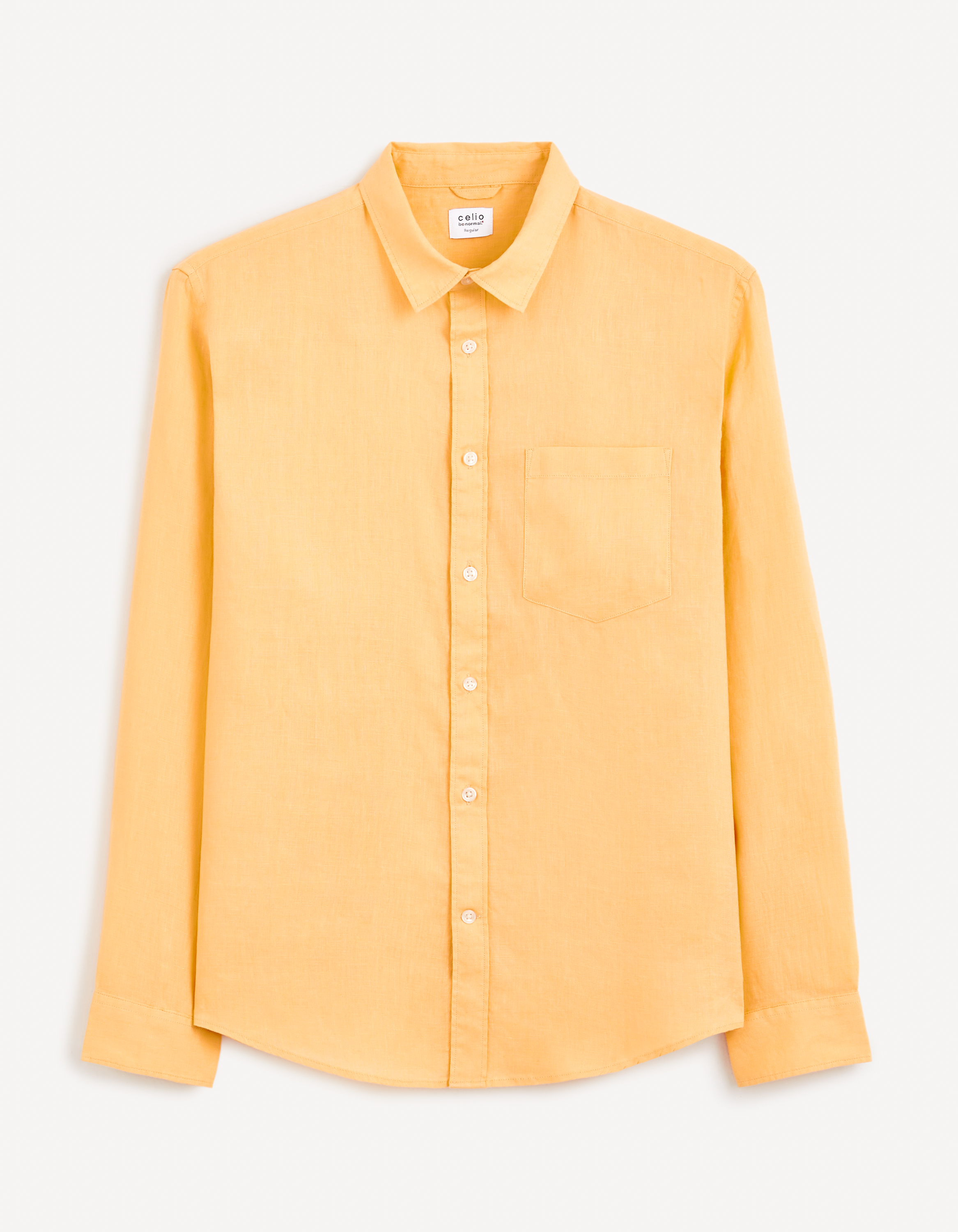 Camasi casual pentru barbati Celio - oranj