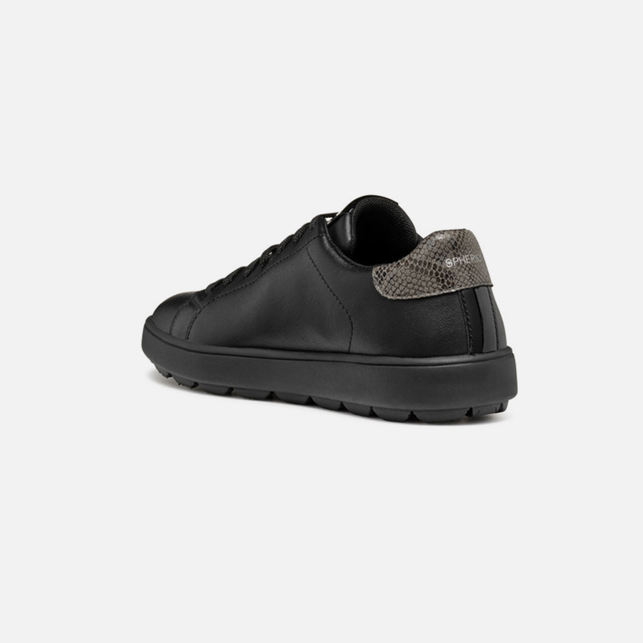Black women's sneakers Geox Spherica Ecub-1 - Women's