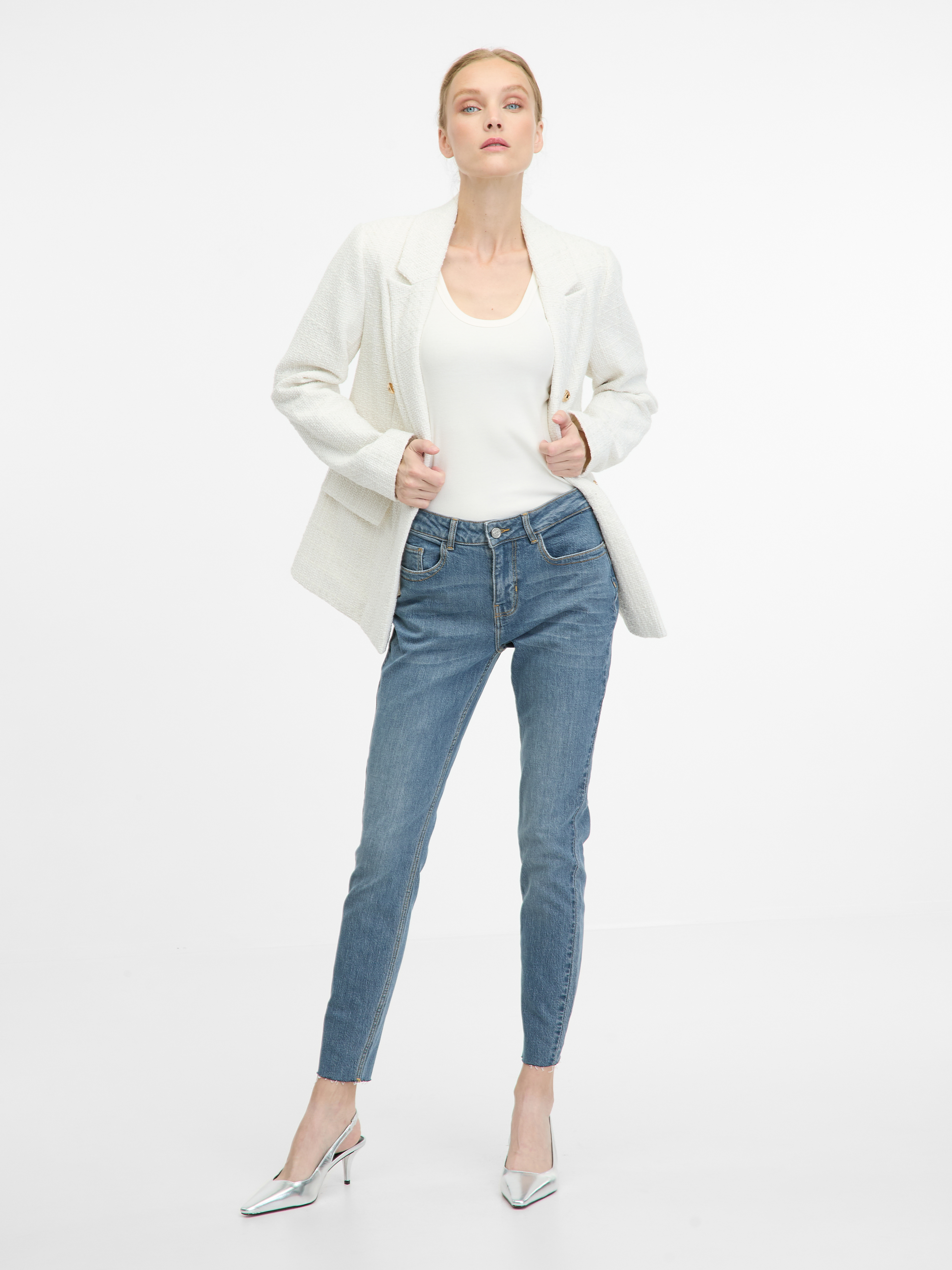Blue women's skinny fit jeans ORSAY - Women's