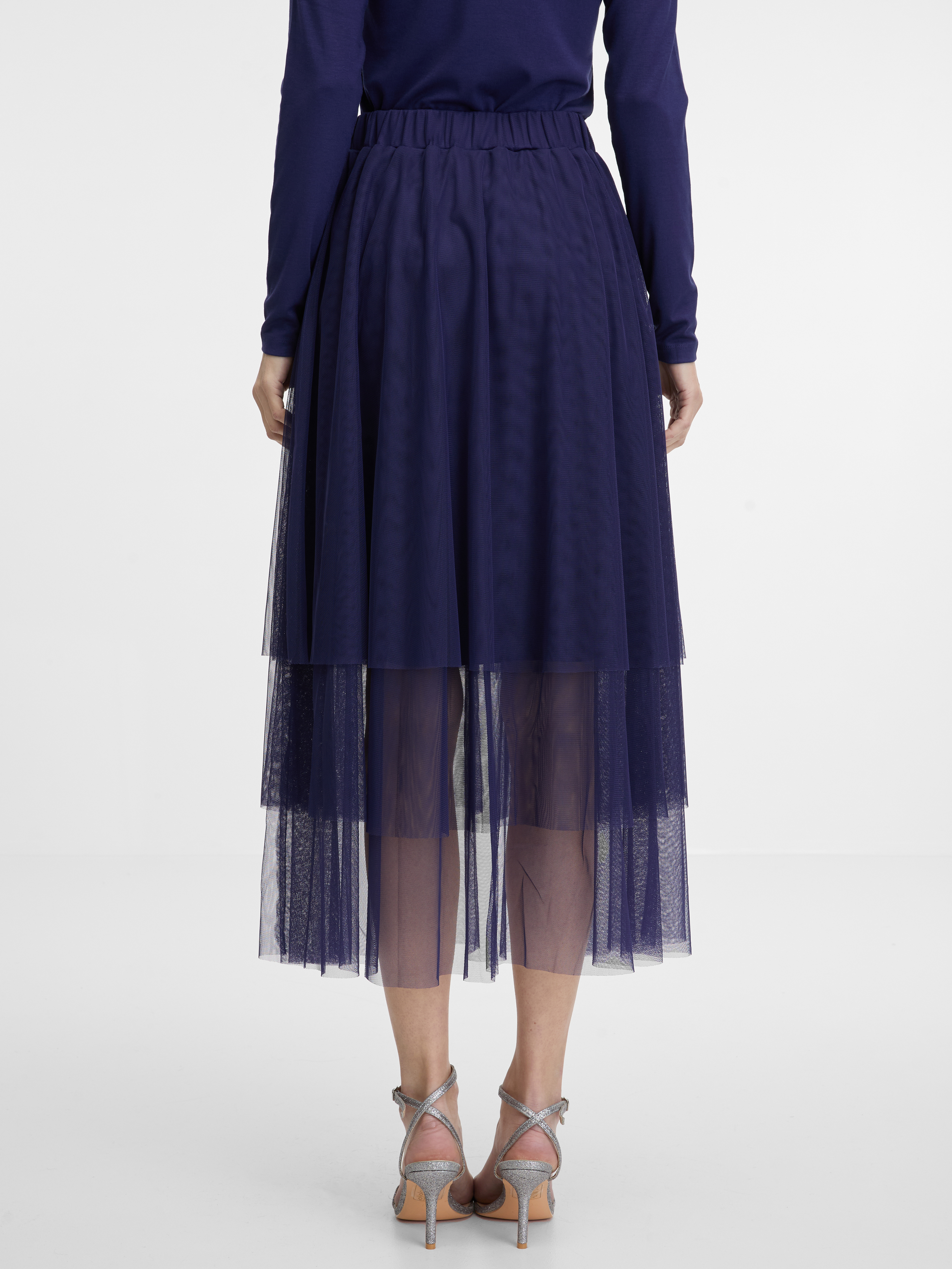 Dark blue women&#039;s skirt midi ORSAY - Women&#039;s