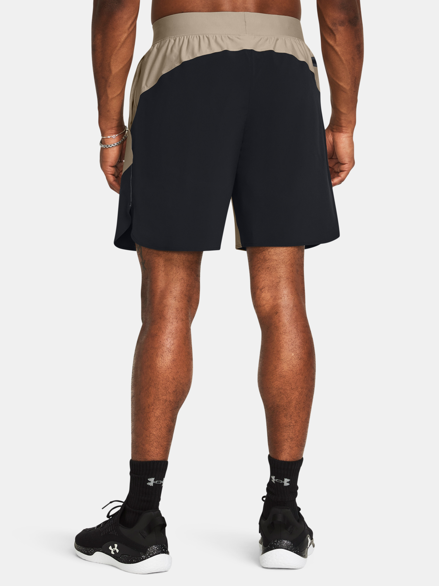 Men&#039;s shorts Under Armour UA Peak Woven Hybrid Short-BRN - Men&#039;s