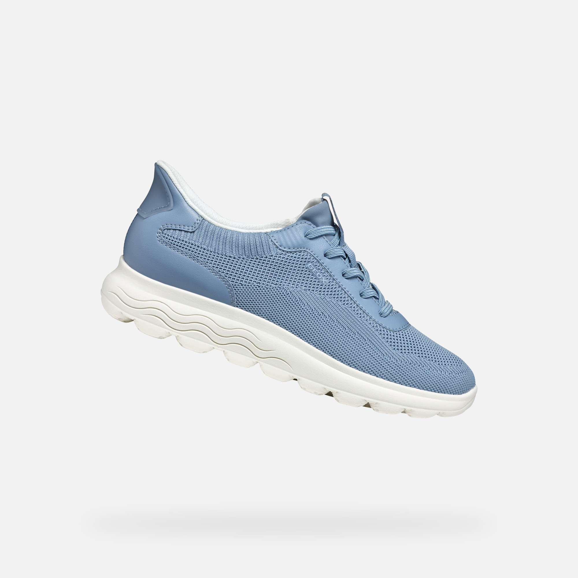 Light blue women's sneakers Geox Spherica Plus - Women's