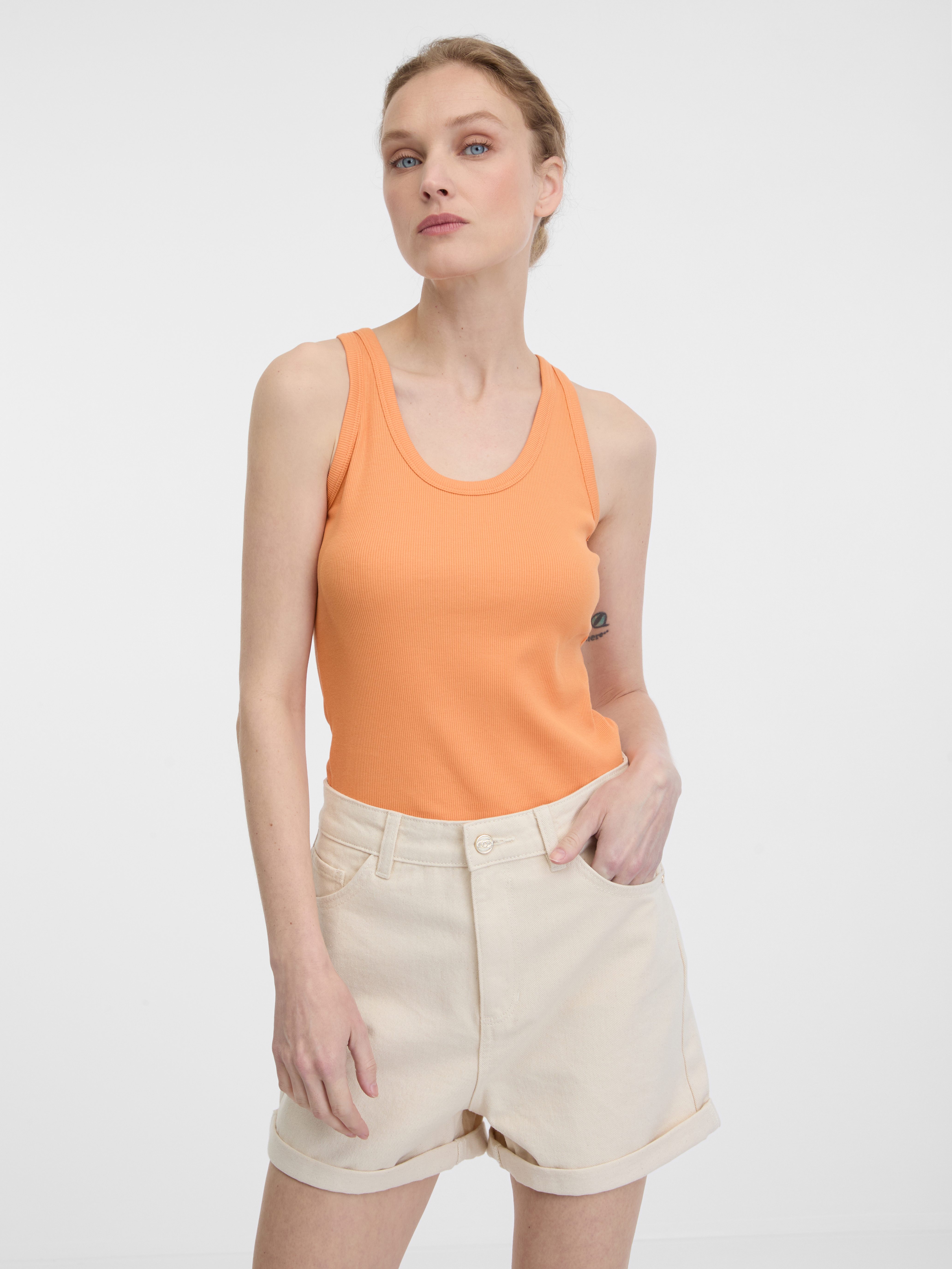 Orsay Orange Women's Crop Tank Top - Women