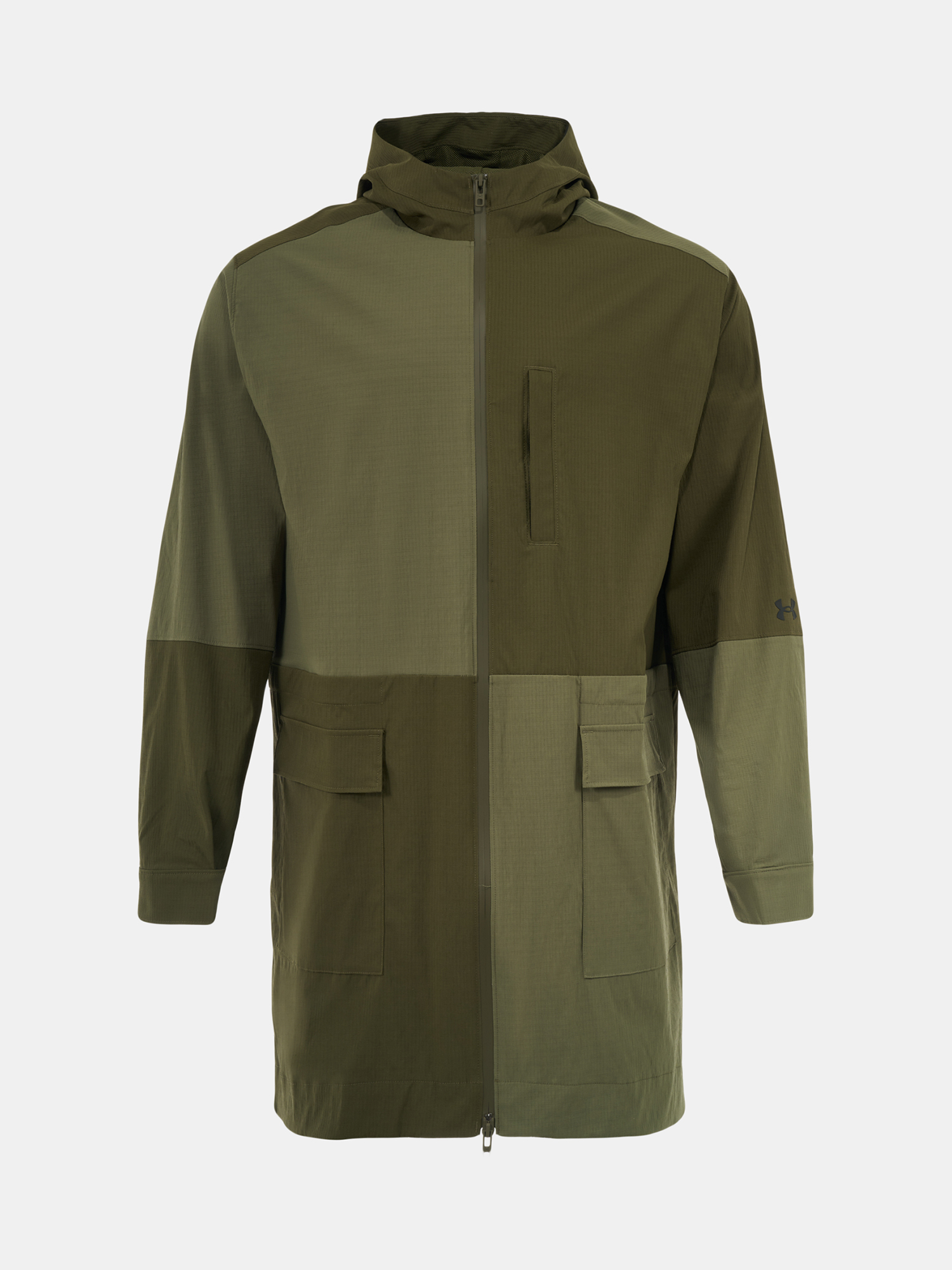 Men's Under Armour UA Unstoppable Txt Long Jkt-GRN Jacket - Mens