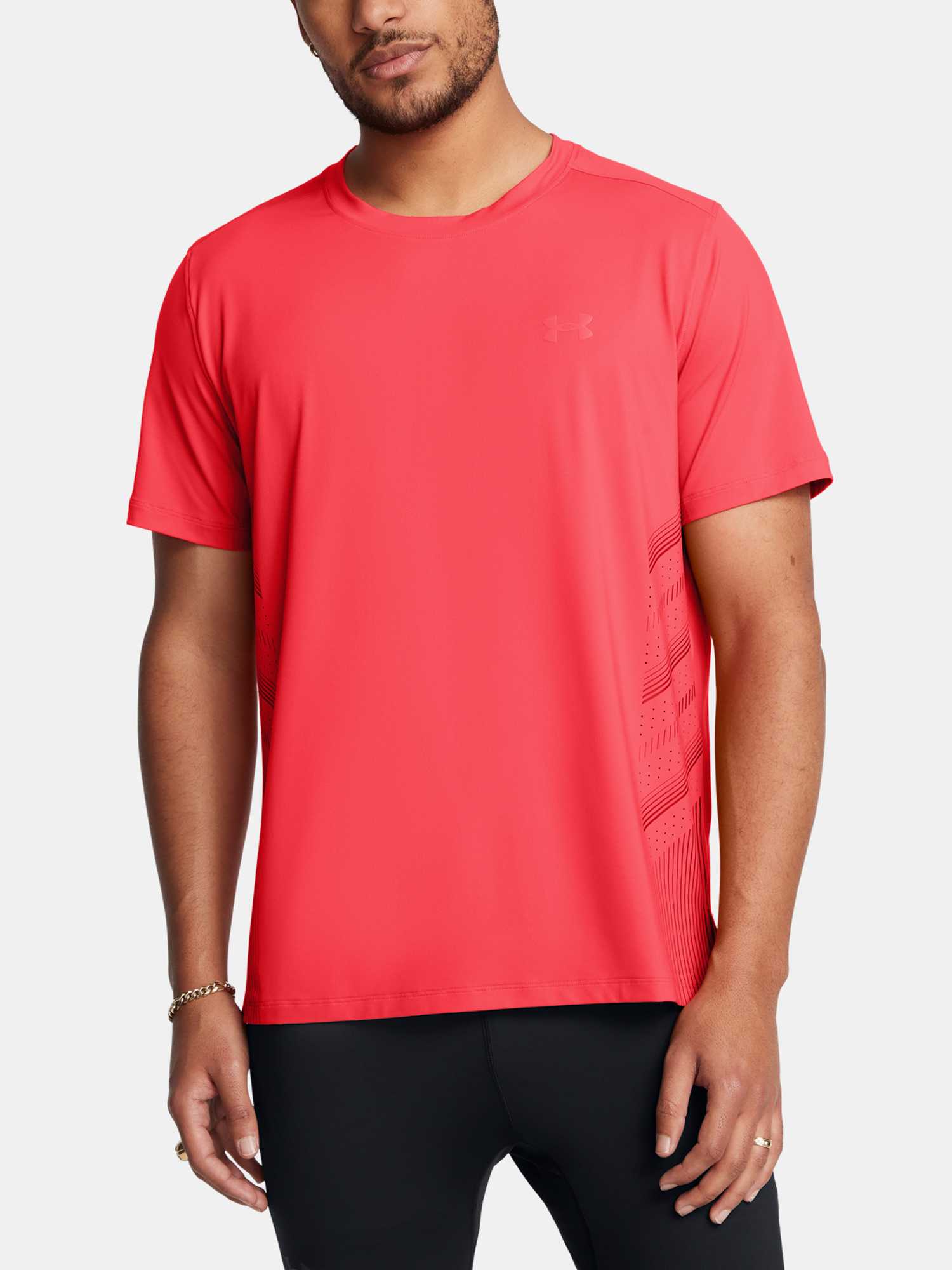 Men's T-shirt Under Armour UA LAUNCH ELITE GRAPHIC SS-RED - Men's