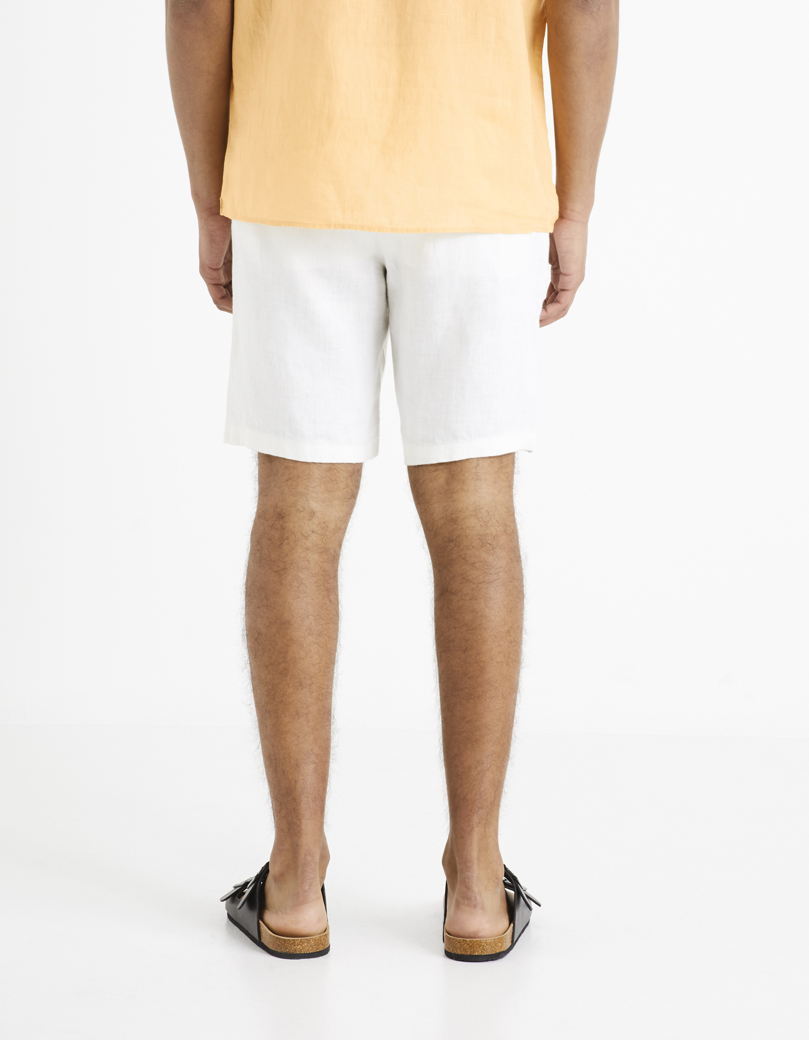 Pantaloni scurti pentru barbati Celio - alb