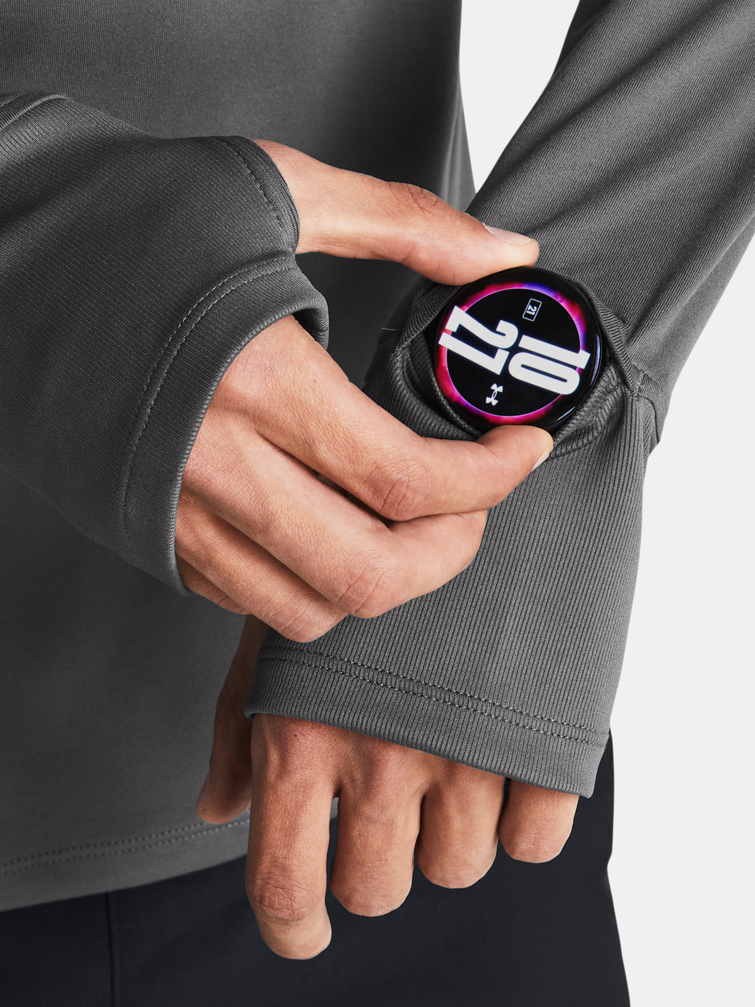 Men&#039;s T-shirt Under Armour UA LAUNCH PRO 1/4 ZIP-GRY - Men&#039;s