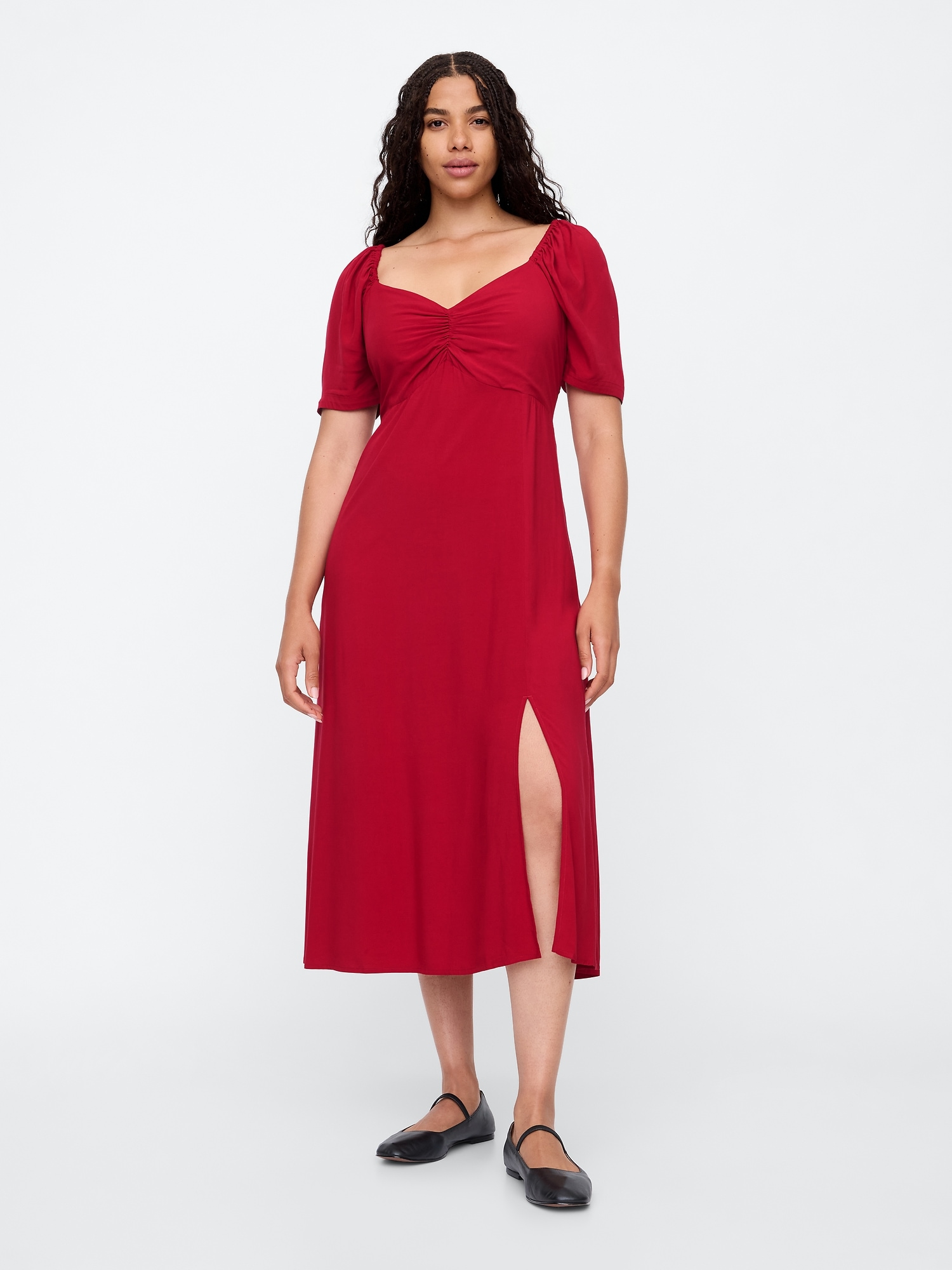 GAP Midi dress with slit - Women's