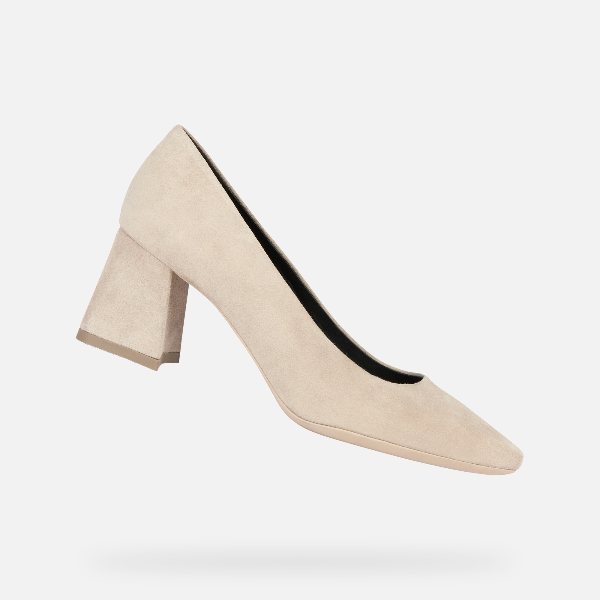 Cream women's pumps Geox Giselda - Women's
