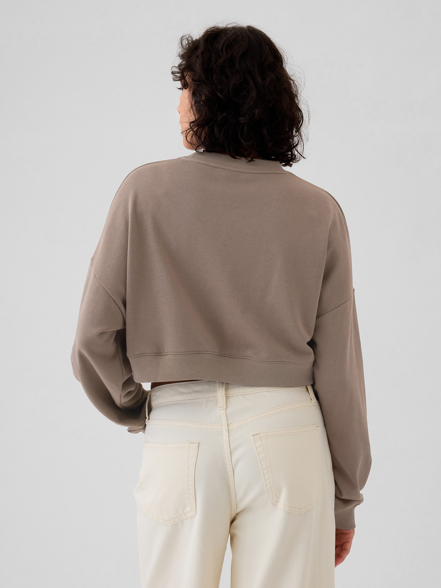 GAP Crop sweatshirt with logo - Women's