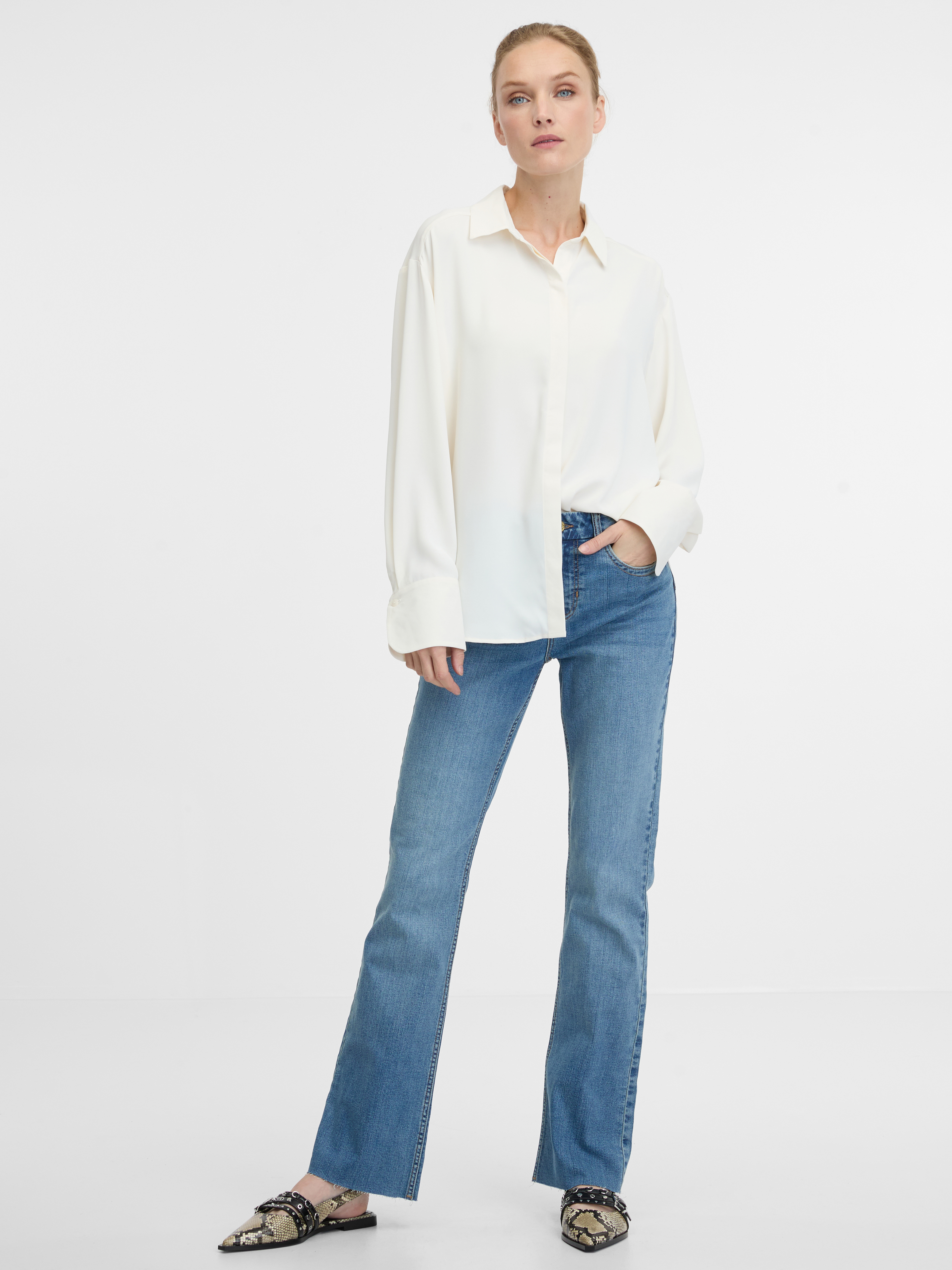 Cream women's shirt ORSAY - Women's