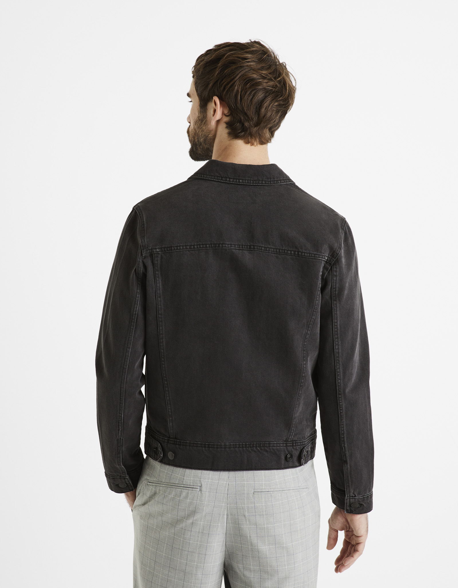 Jachete subtire pentru barbati Celio - negru