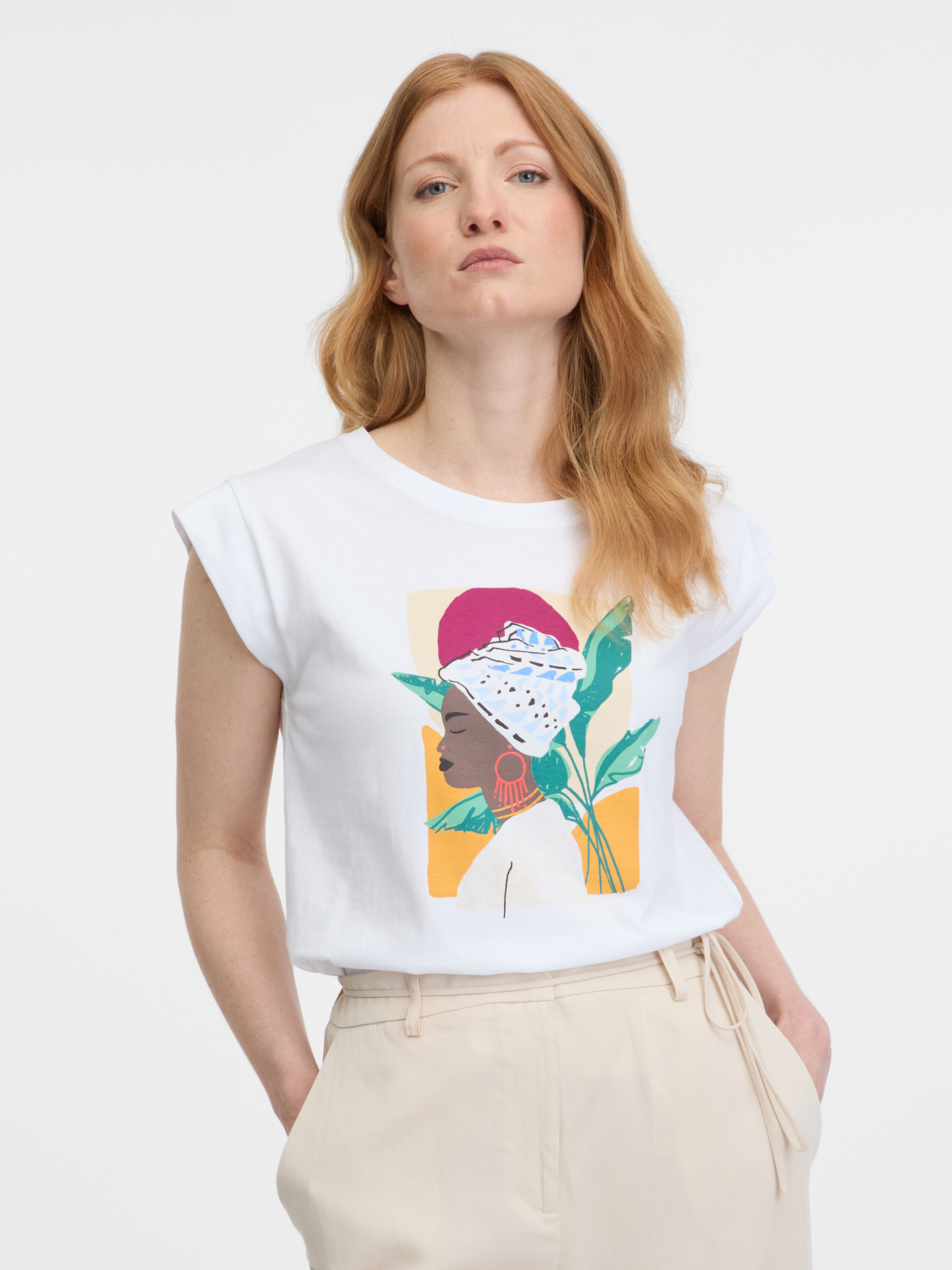 White Women's T-Shirt ORSAY - Women