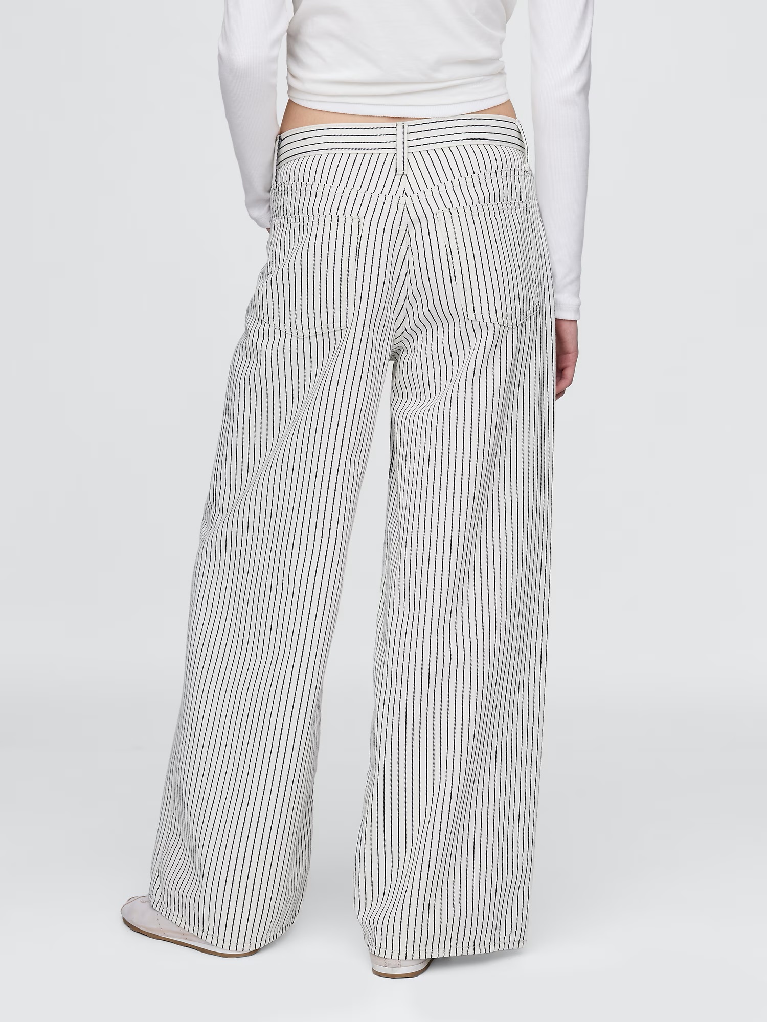 GAP Jeans Stripe Baggy - Women&#039;s