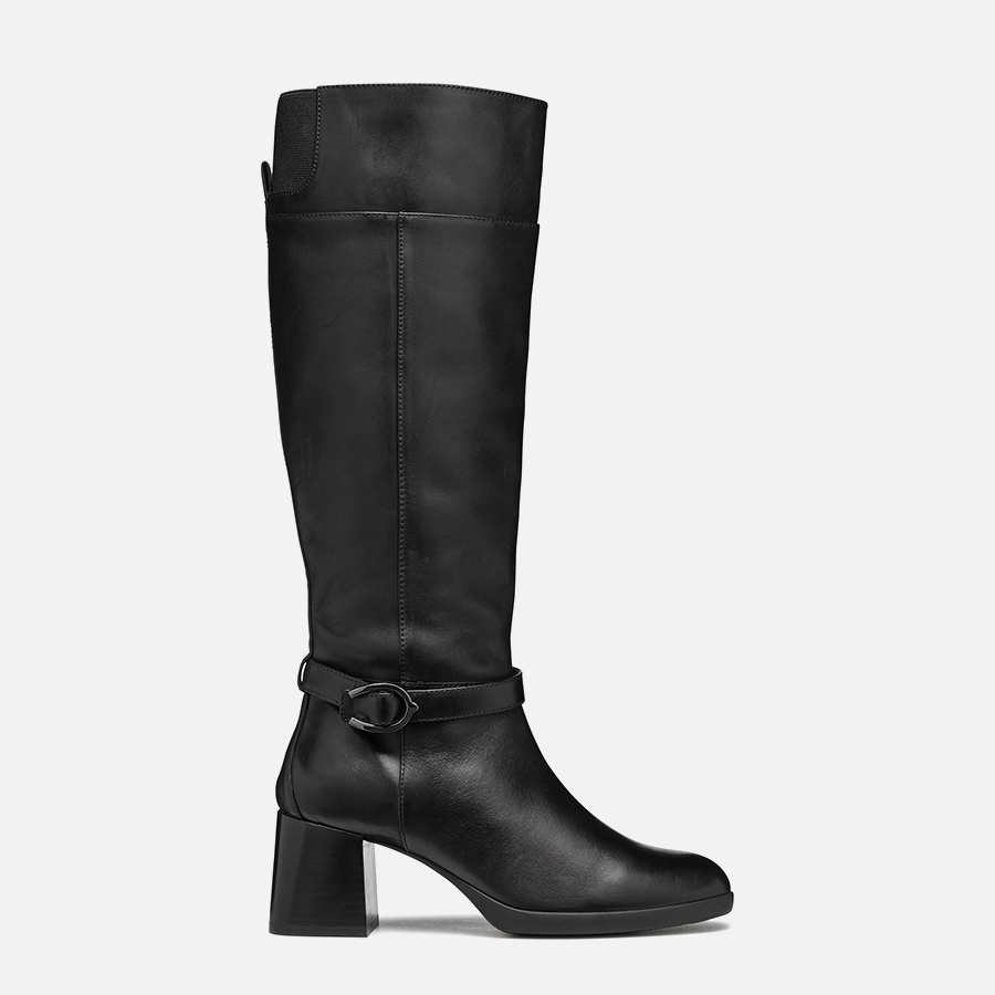 Black women&#039;s boots Geox Walk Pleasure 55 - Women&#039;s