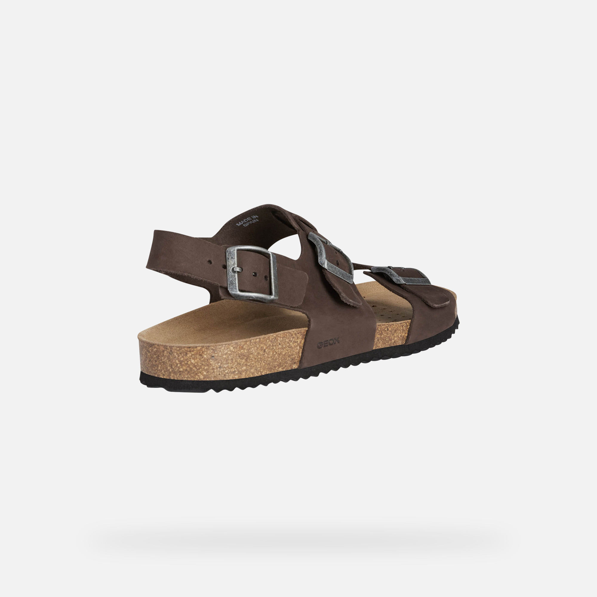 Dark brown men's sandals Geox Ghita - Men's