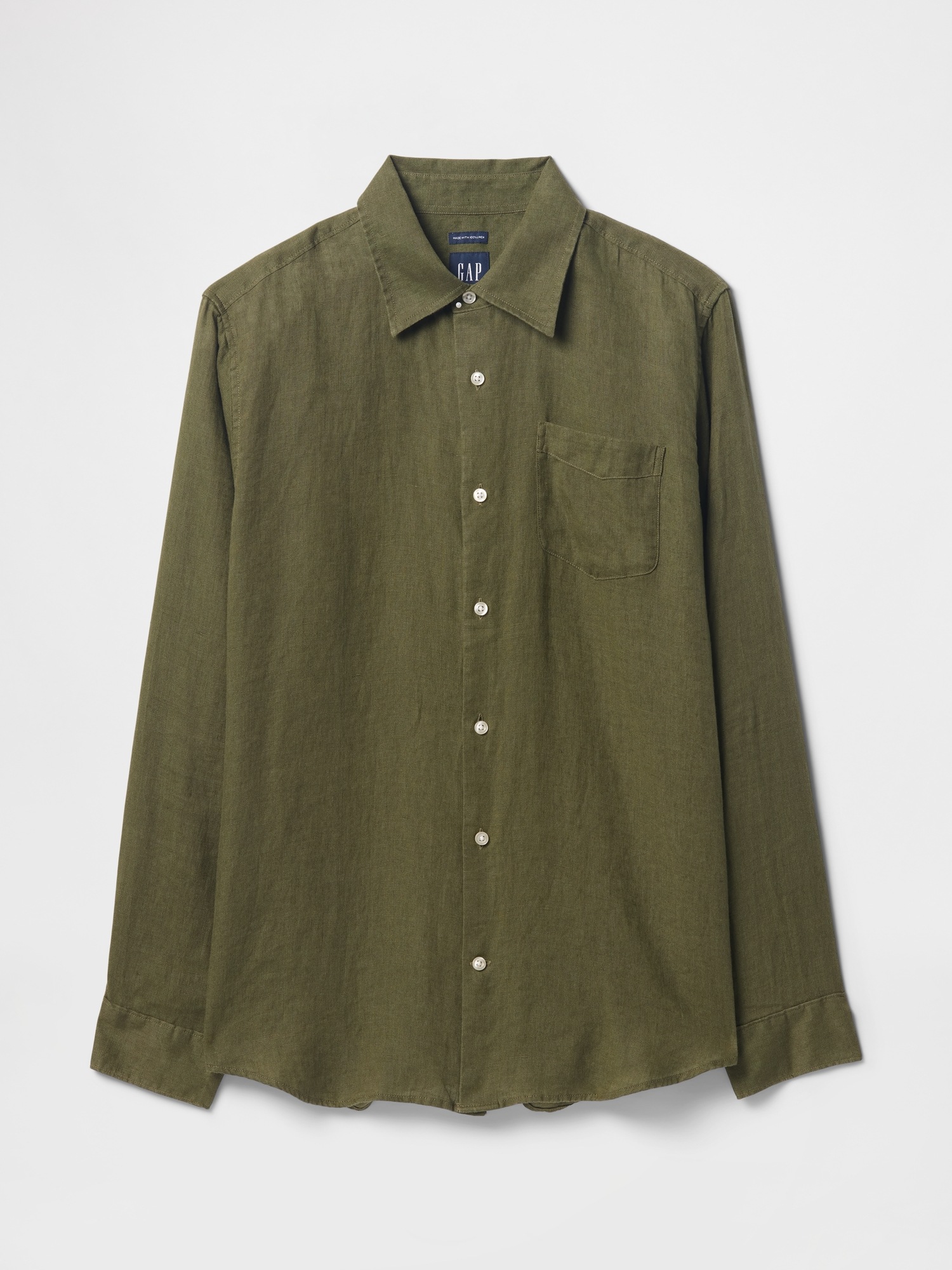 GAP Linen Shirt Classic Shirt - Men&#039;s