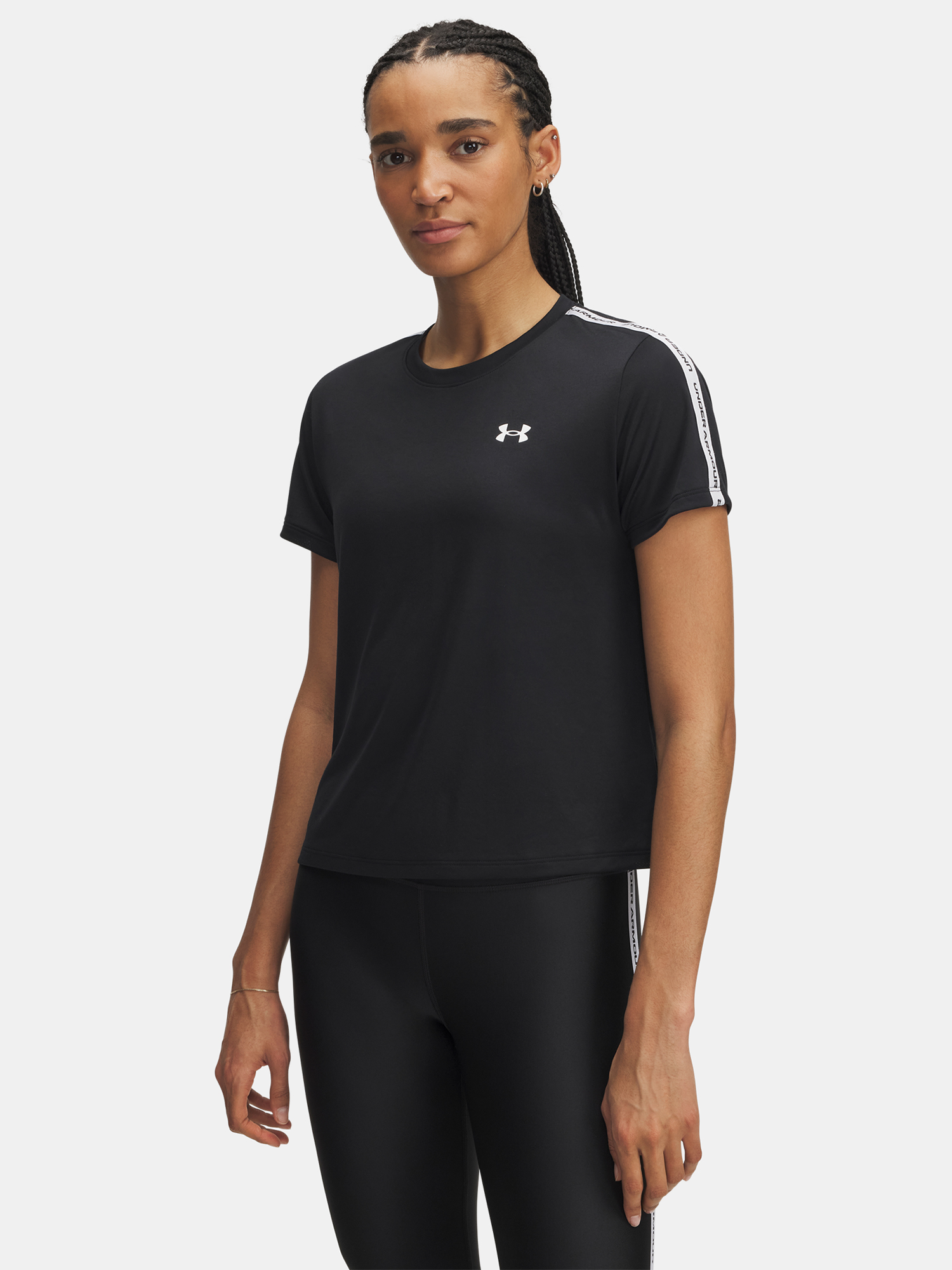 Women&#039;s T-shirt Under Armour UA Tech WM Tape SS-BLK - Women&#039;s