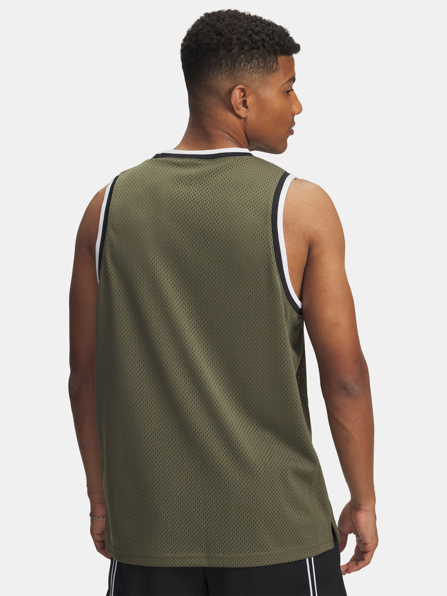 Men's Under Armour UA Zone Pro Mesh Tank Top-GRN - Mens