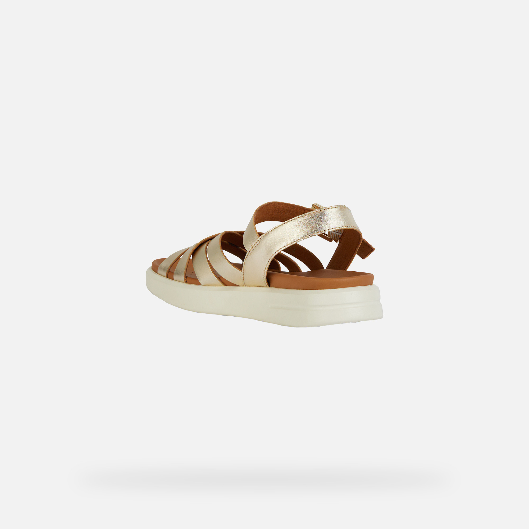 Gold women's sandals Geox XAN2S - Women's