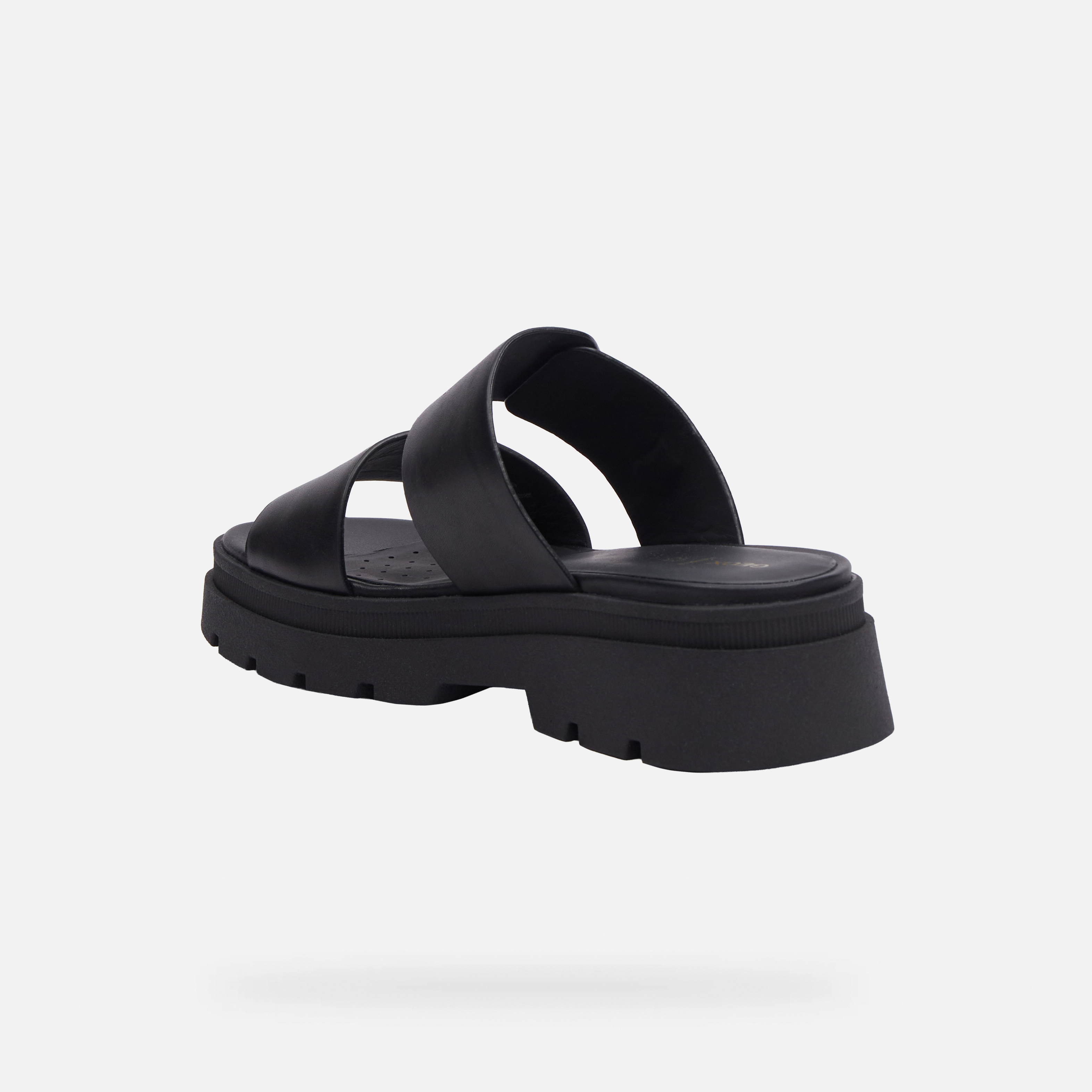 Black women's slippers Geox Adacter S - Women's