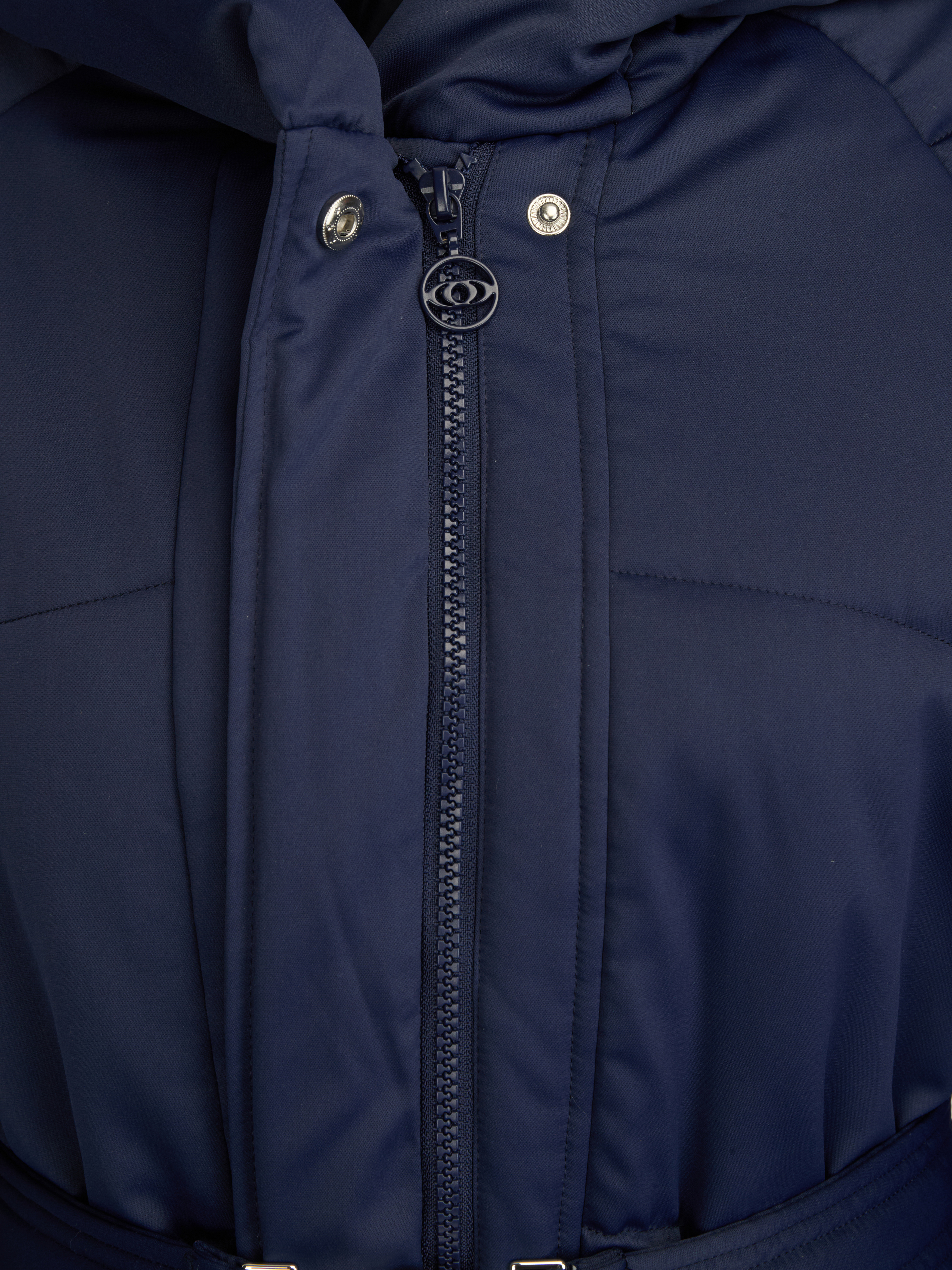 Дамско тъмносиньо ватирано палто ORSAY