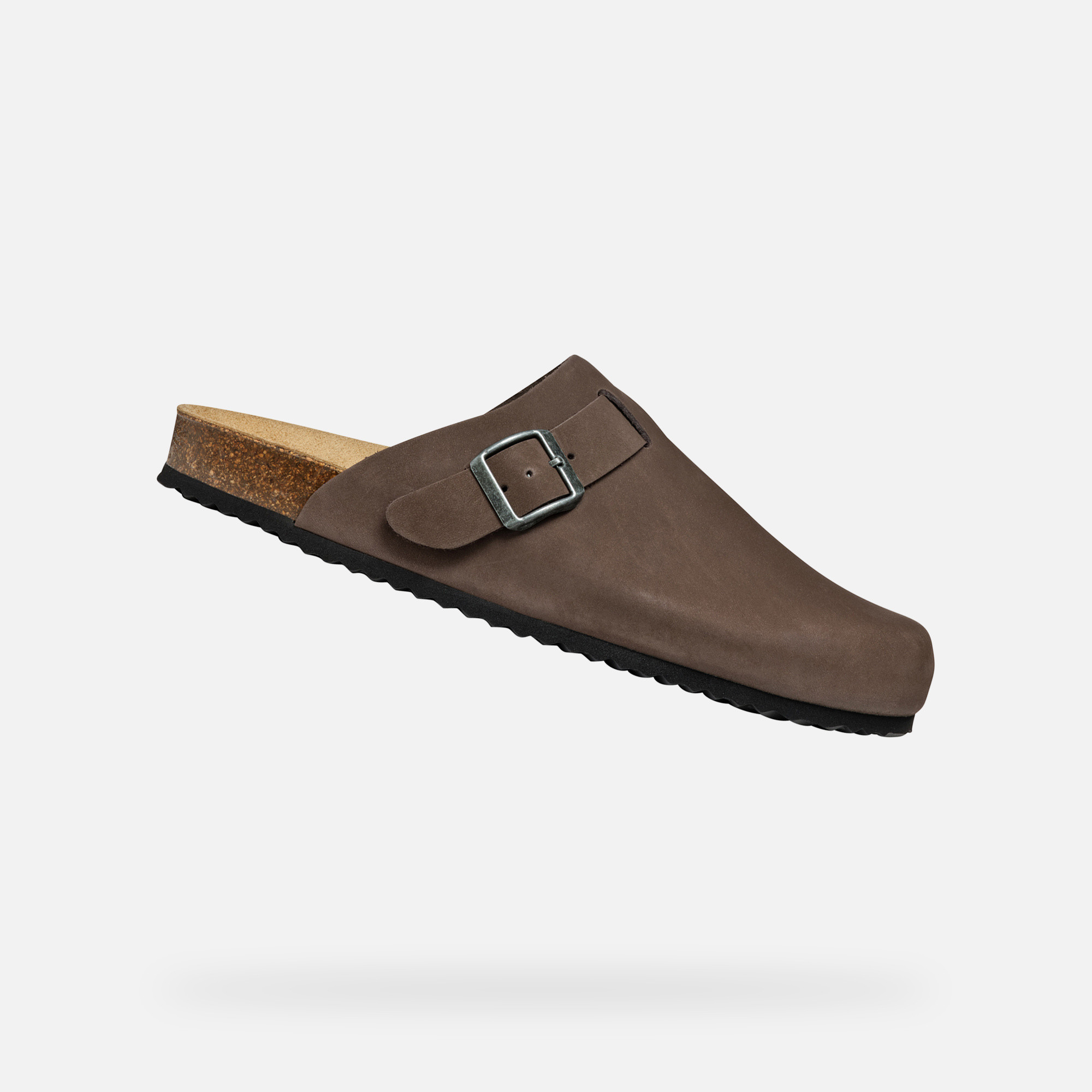 Dark brown men's slippers Geox Sandal Ghita - Men's