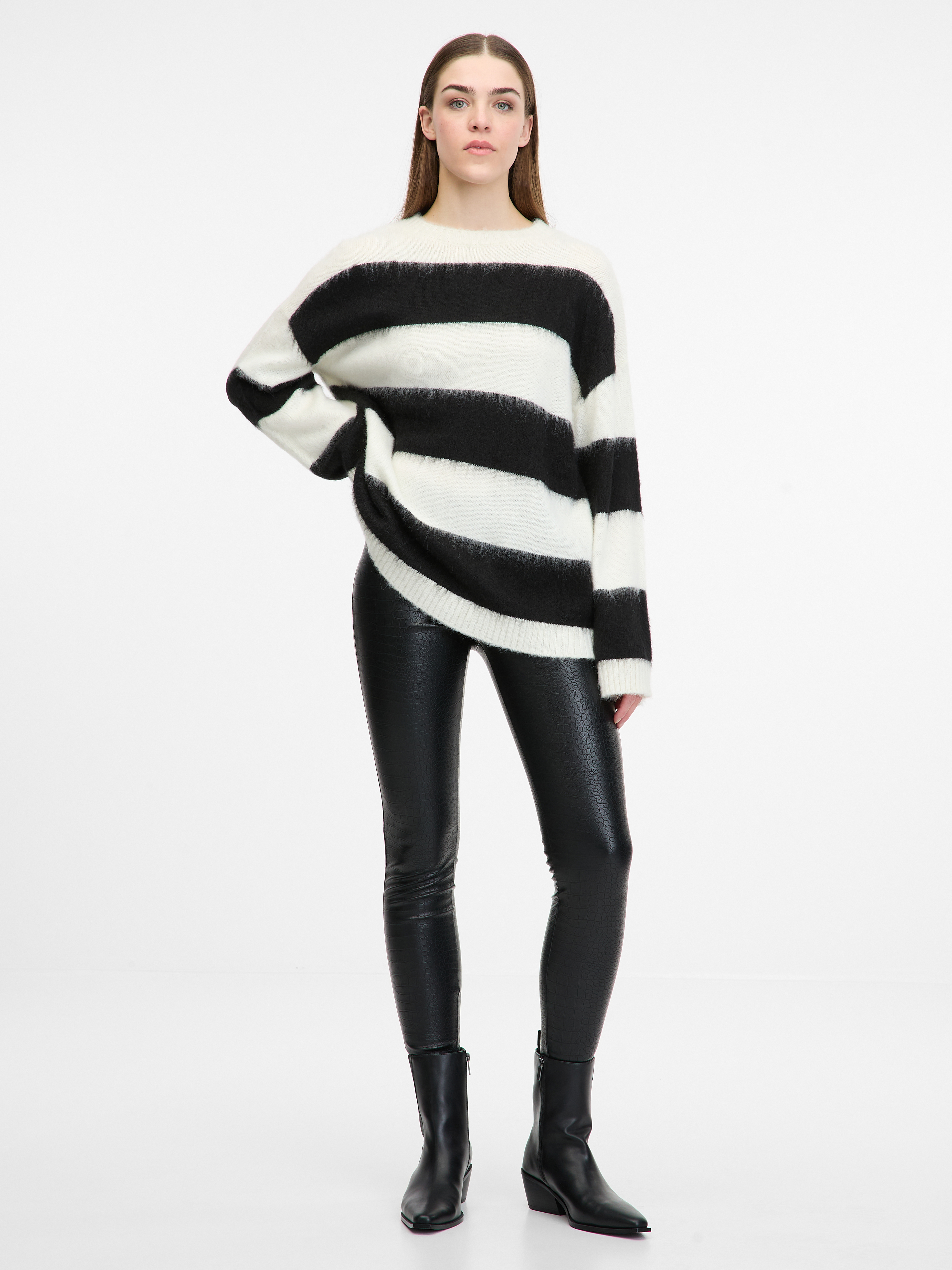 Black women's patterned leggings ORSAY - Women's