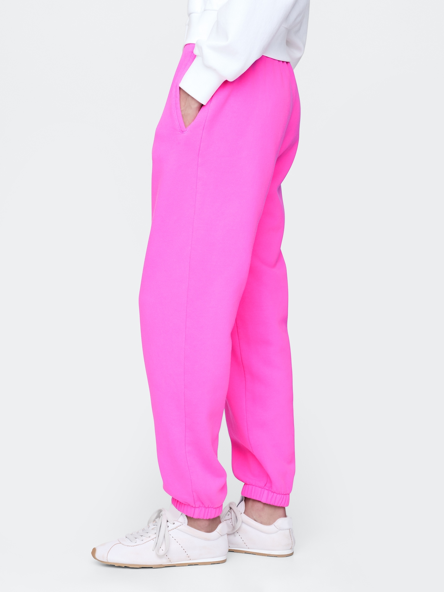 GAP Sweatpants High Rise Boyfriend - Women&#039;s