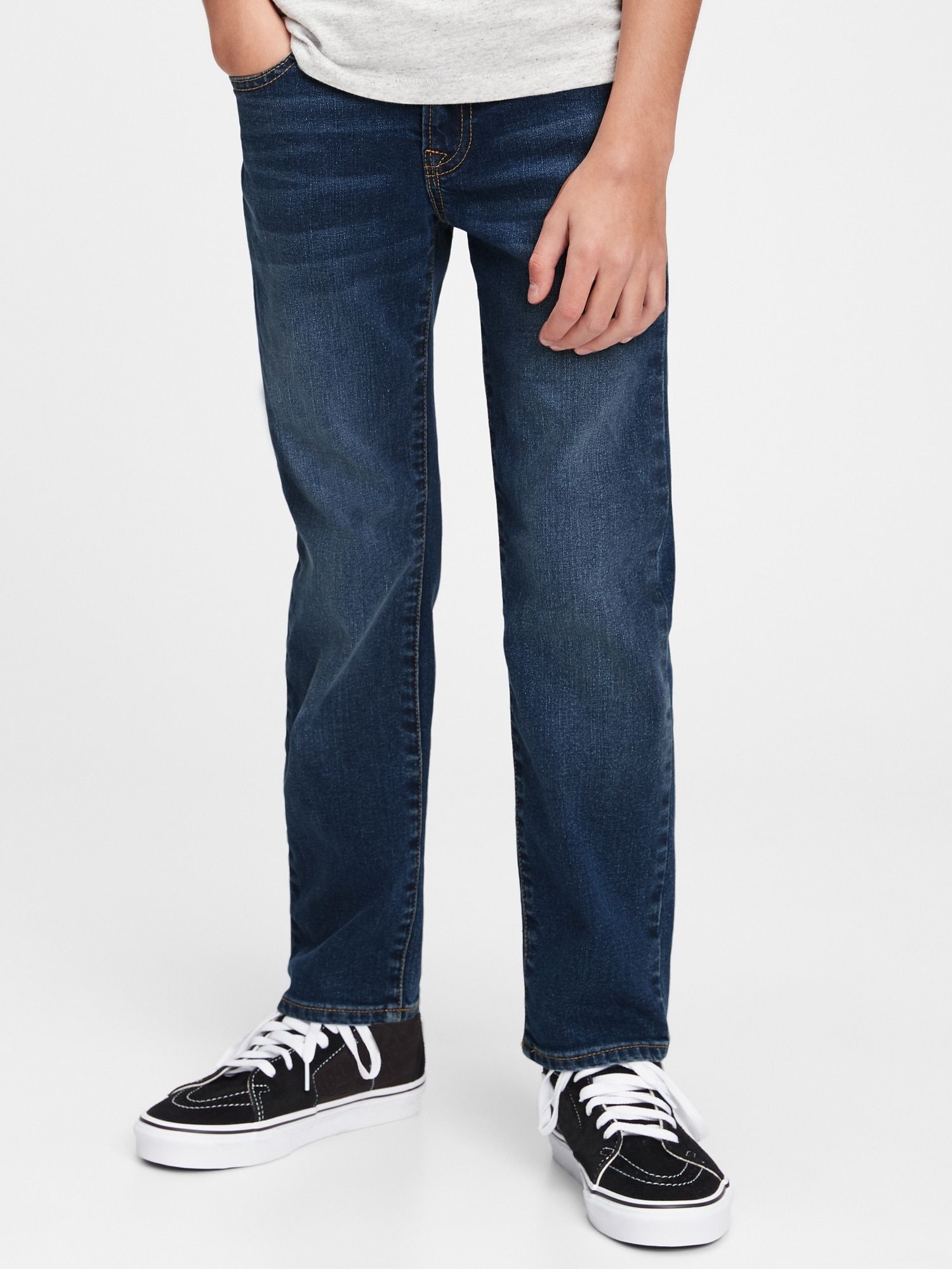 GAP Kids Jeans Straight Jeans cu Washwell
