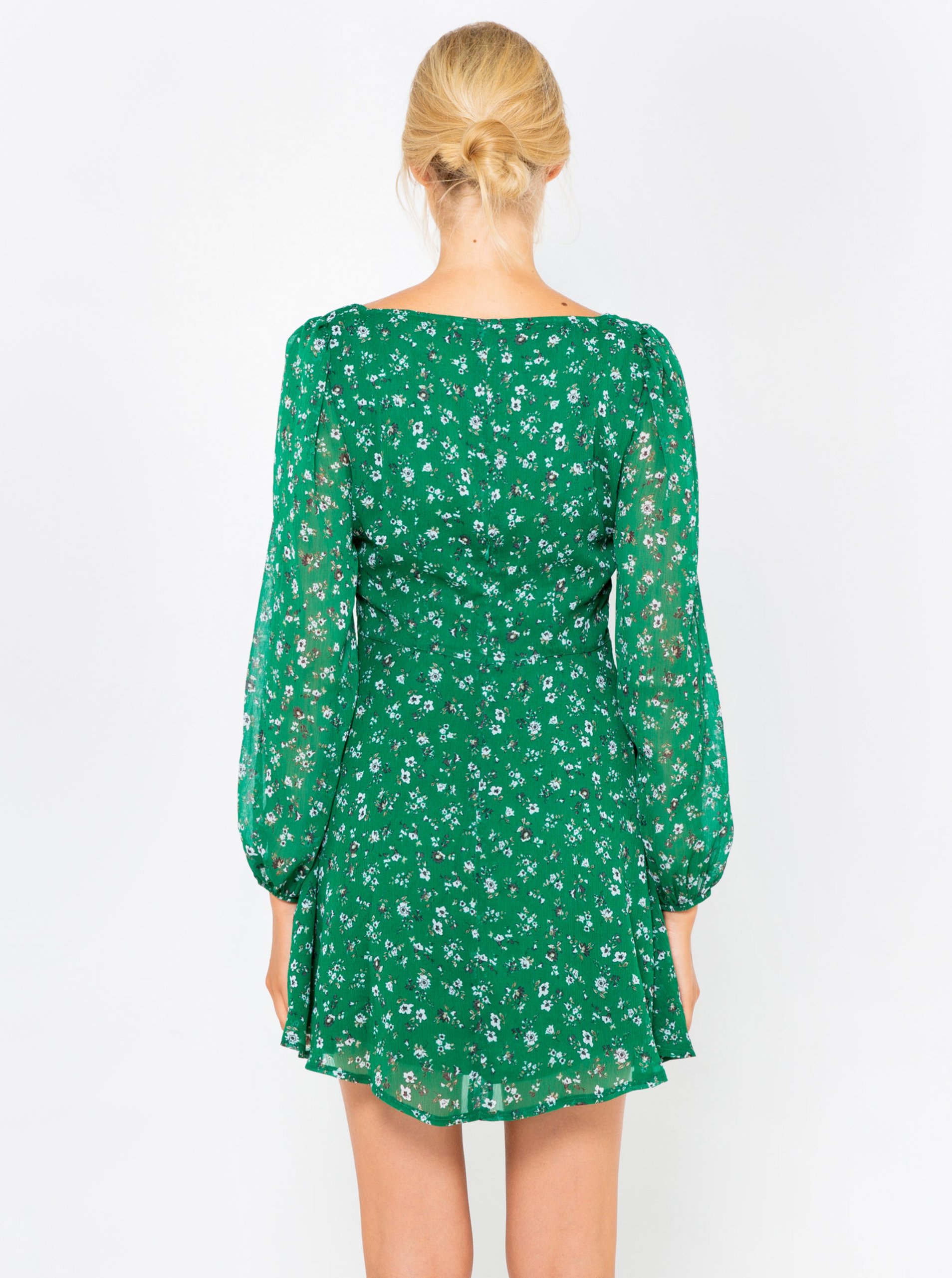 Rochie verde florala CAMAIEU - Femei