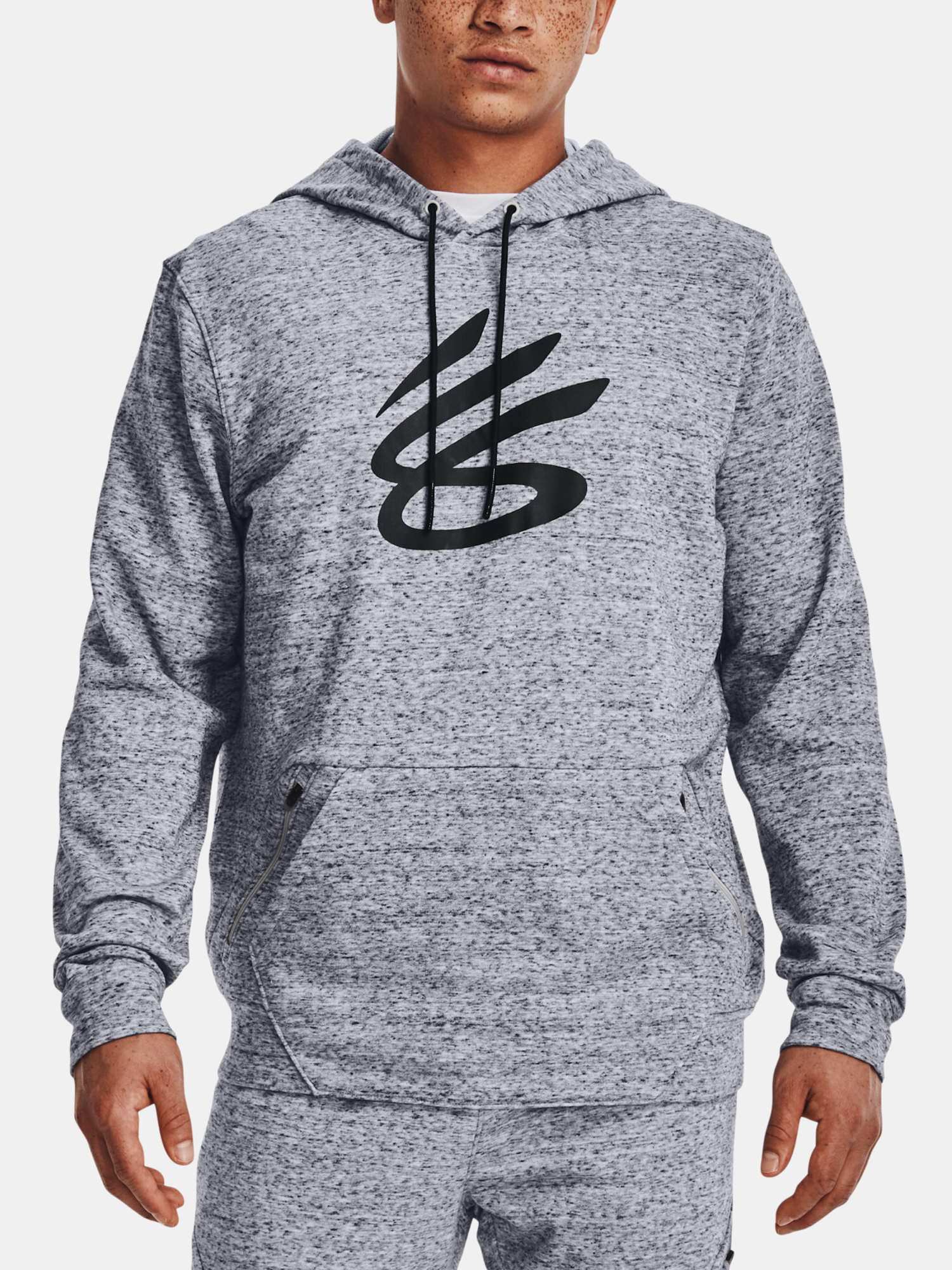 Under Armour Sweatshirt CURRY PULLOVER HOOD-GRY - Men