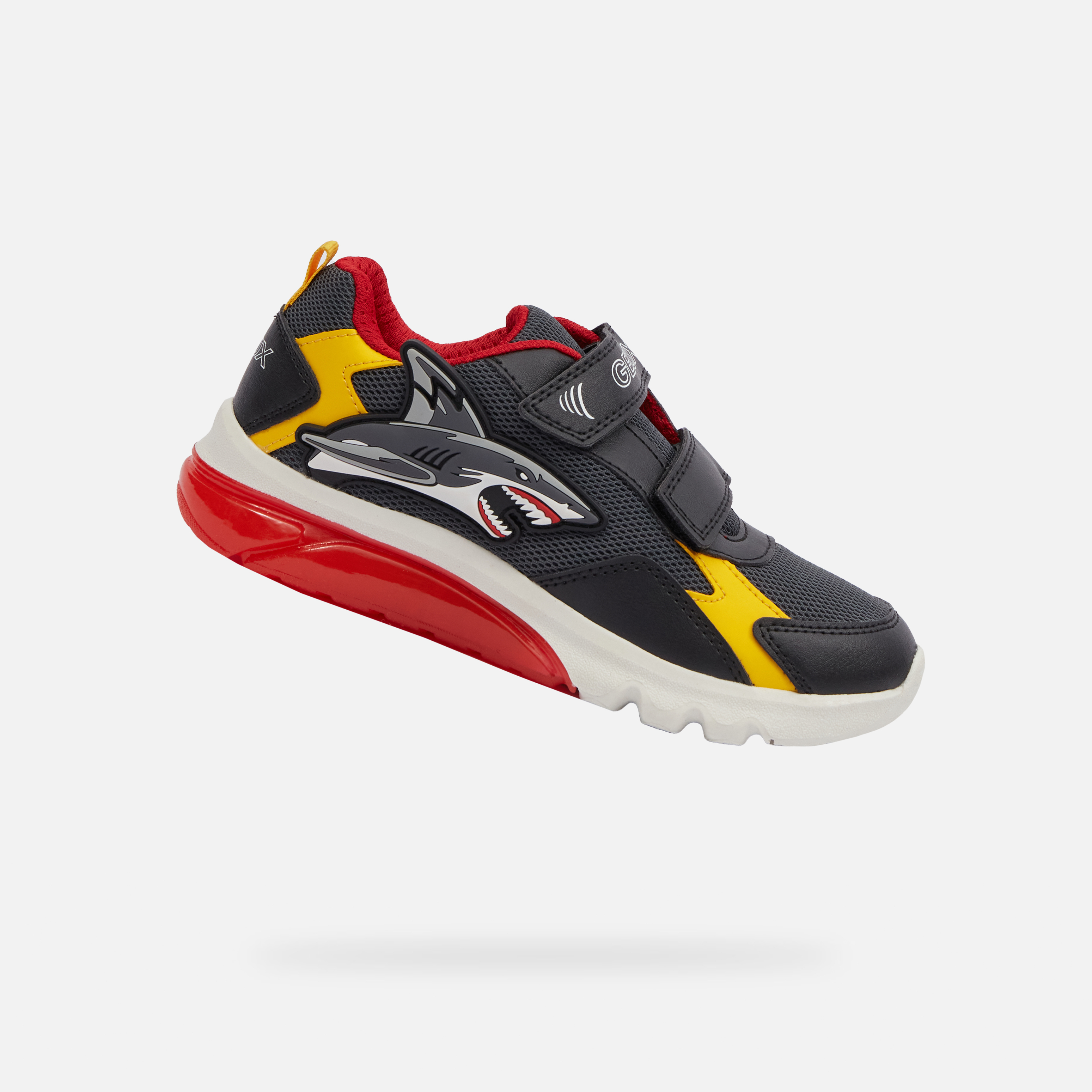 Black boys sneakers Geox Ciberdron - Boys