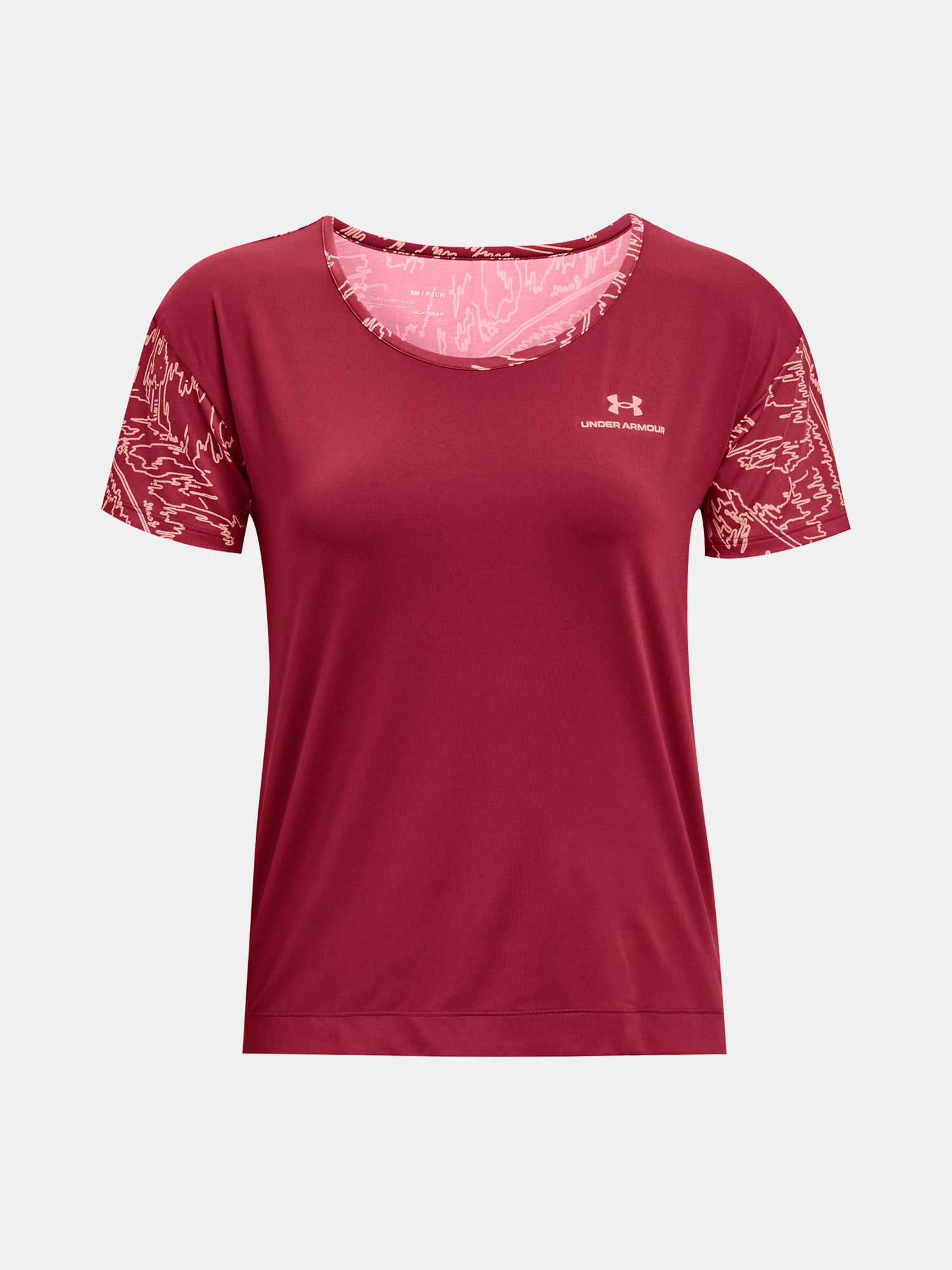 Under Armour T-shirt UA Rush Energy Novelty SS-PNK - Women's