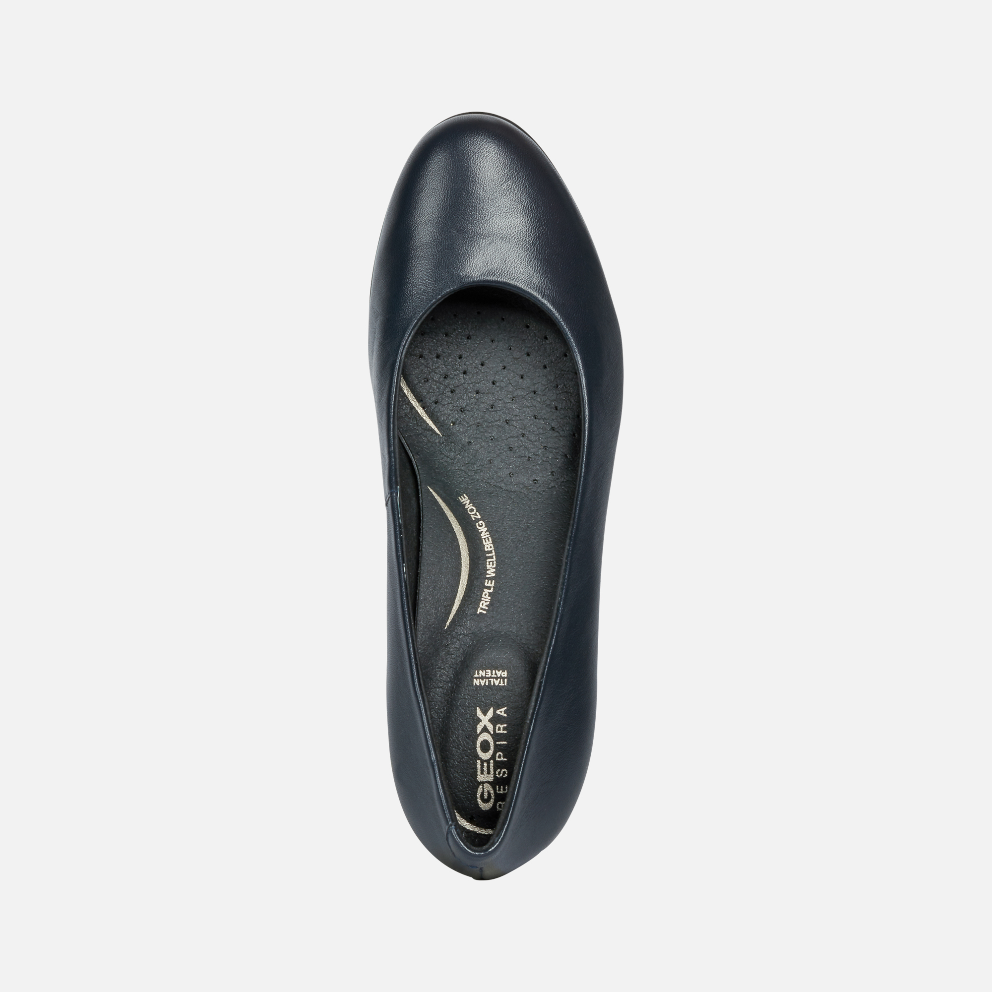 Dark blue women's pumps Geox New Annya Mid - Women's